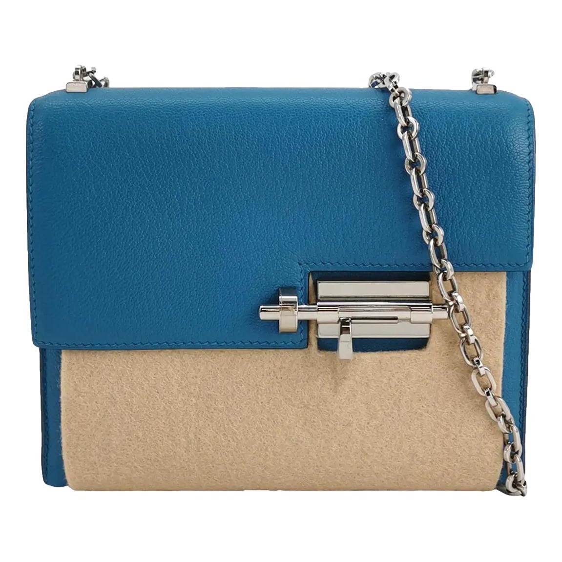 Hermes Verrou Handbag Chèvre Mysore Leather
