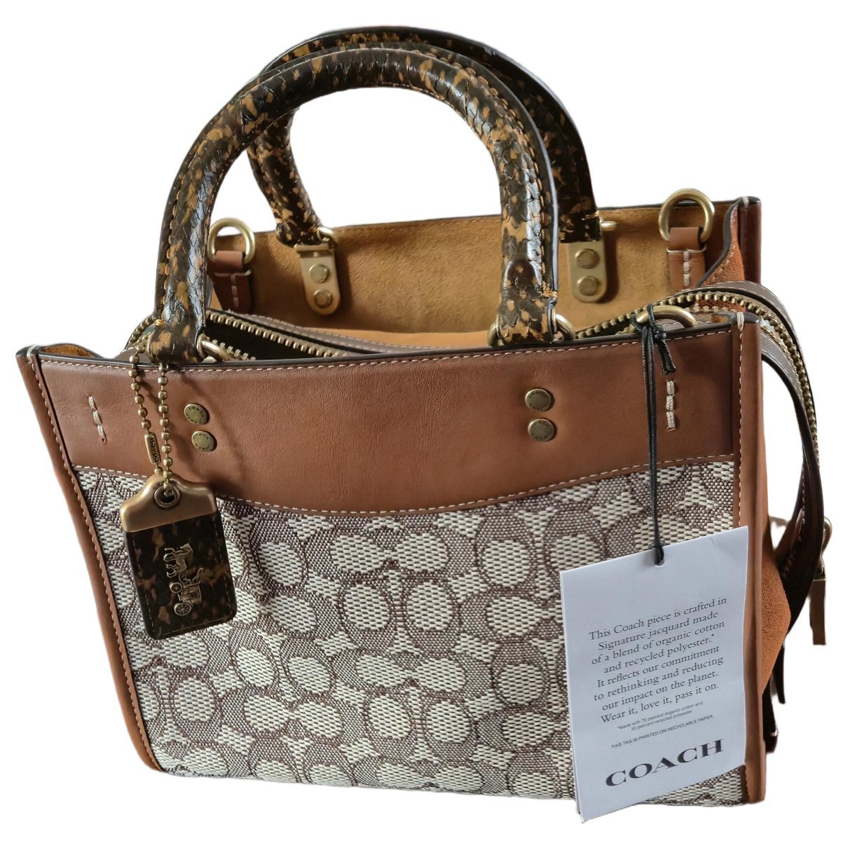 Leather handbag