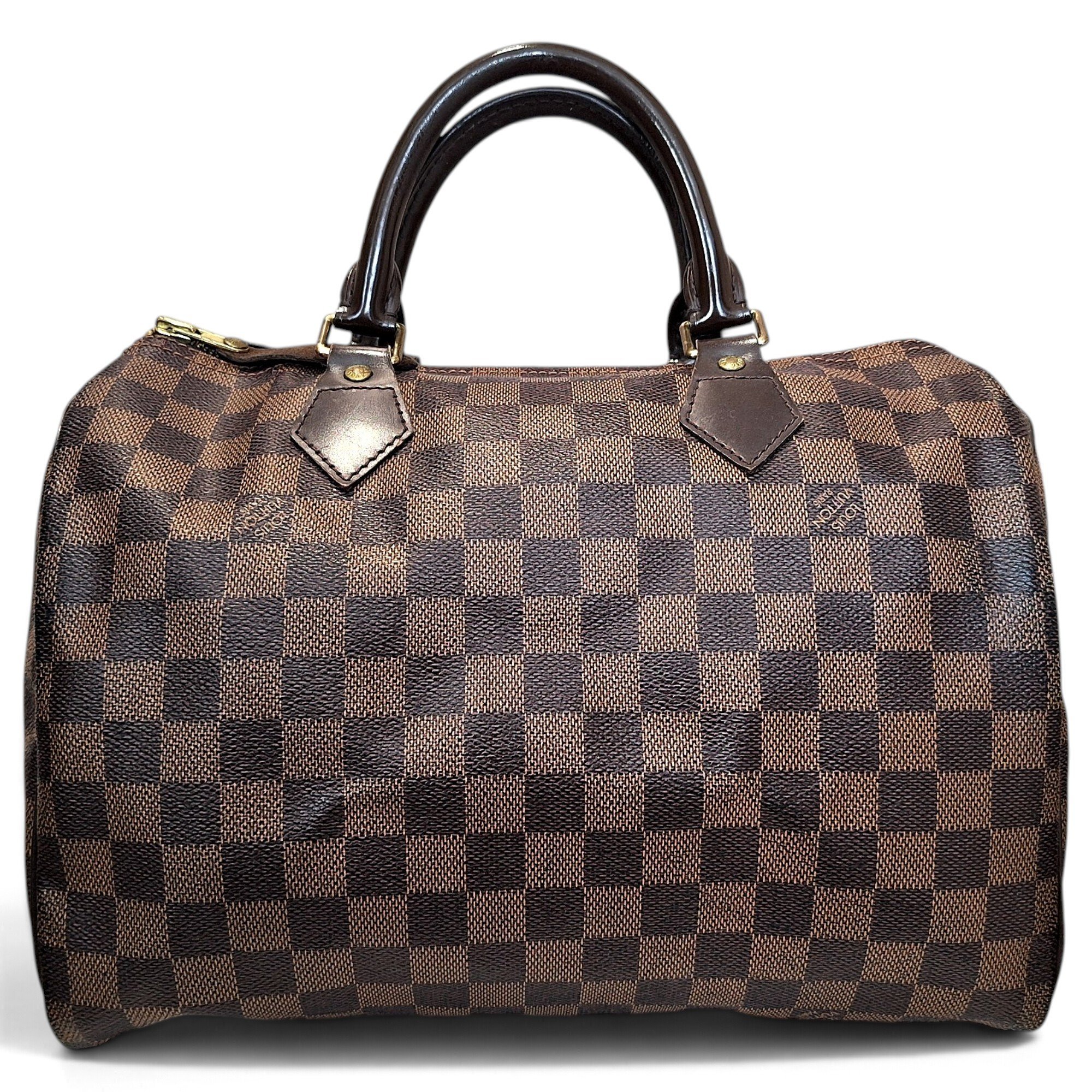 Speedy leather handbag