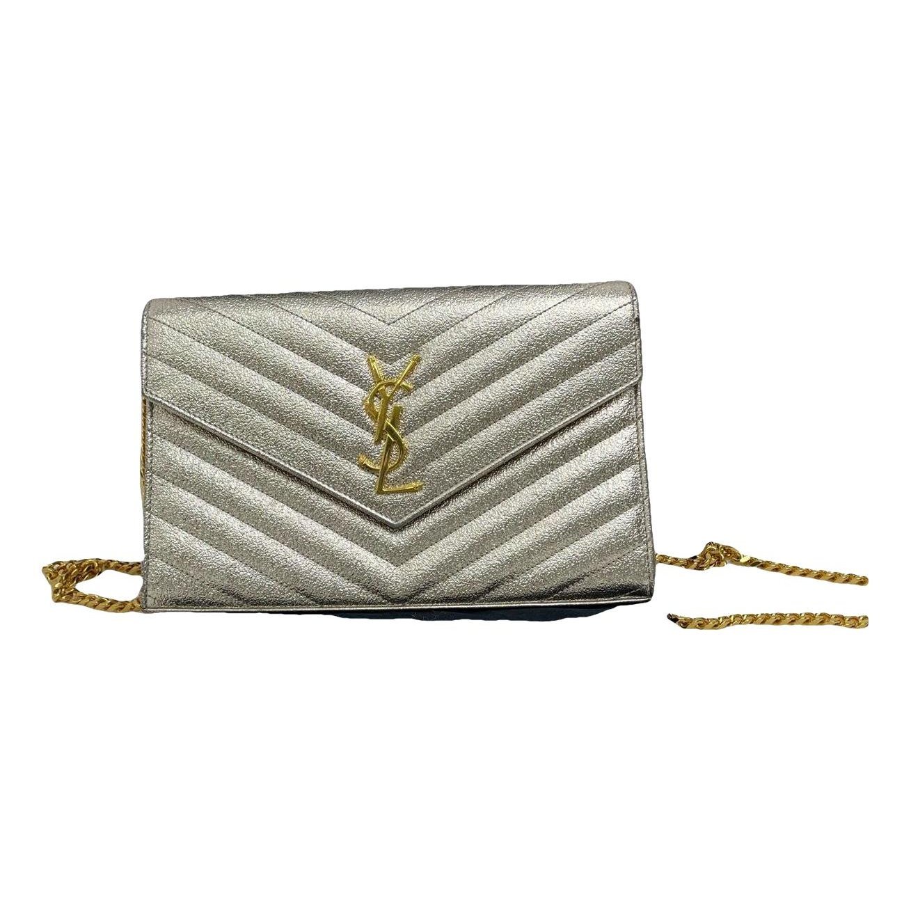 Portefeuille enveloppe leather handbag