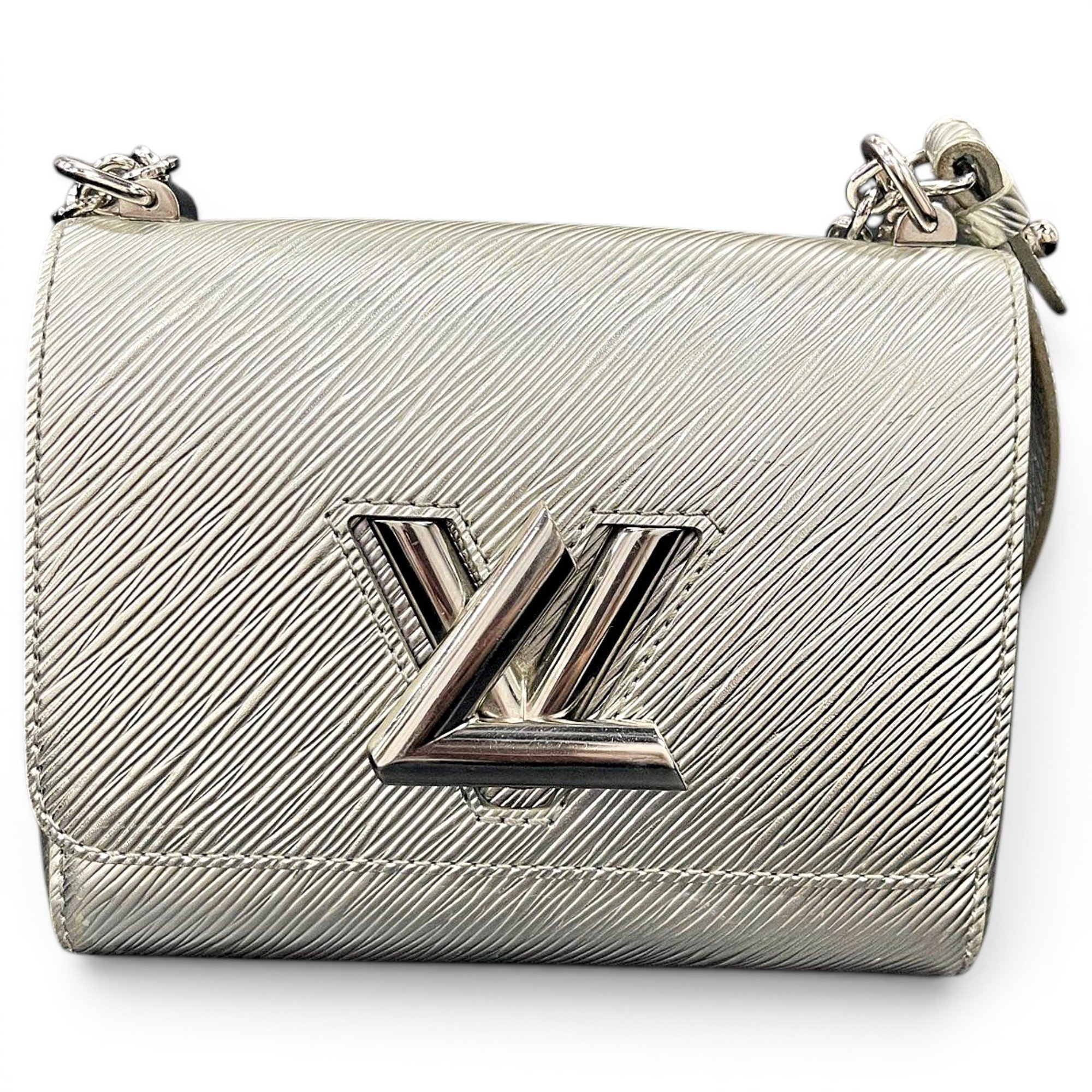 Twist leather crossbody bag