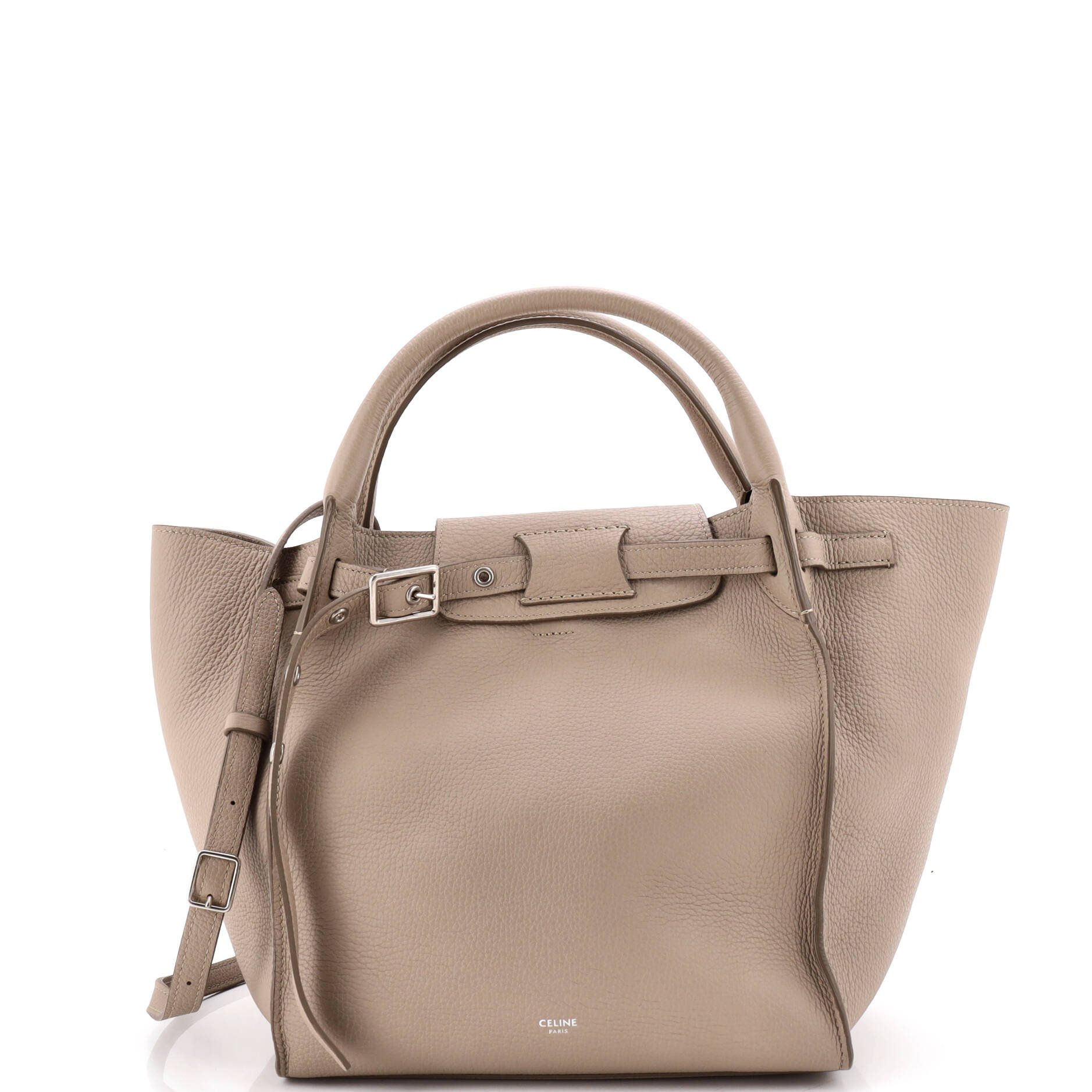 Big Bag Grained Calfskin Small