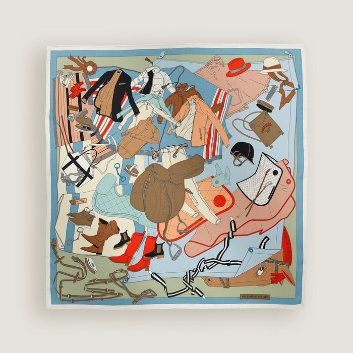Pele-mele Sellier Scarf 70