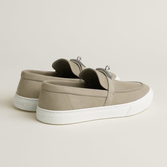 Beige Esquisse Game Slip-on Sneaker