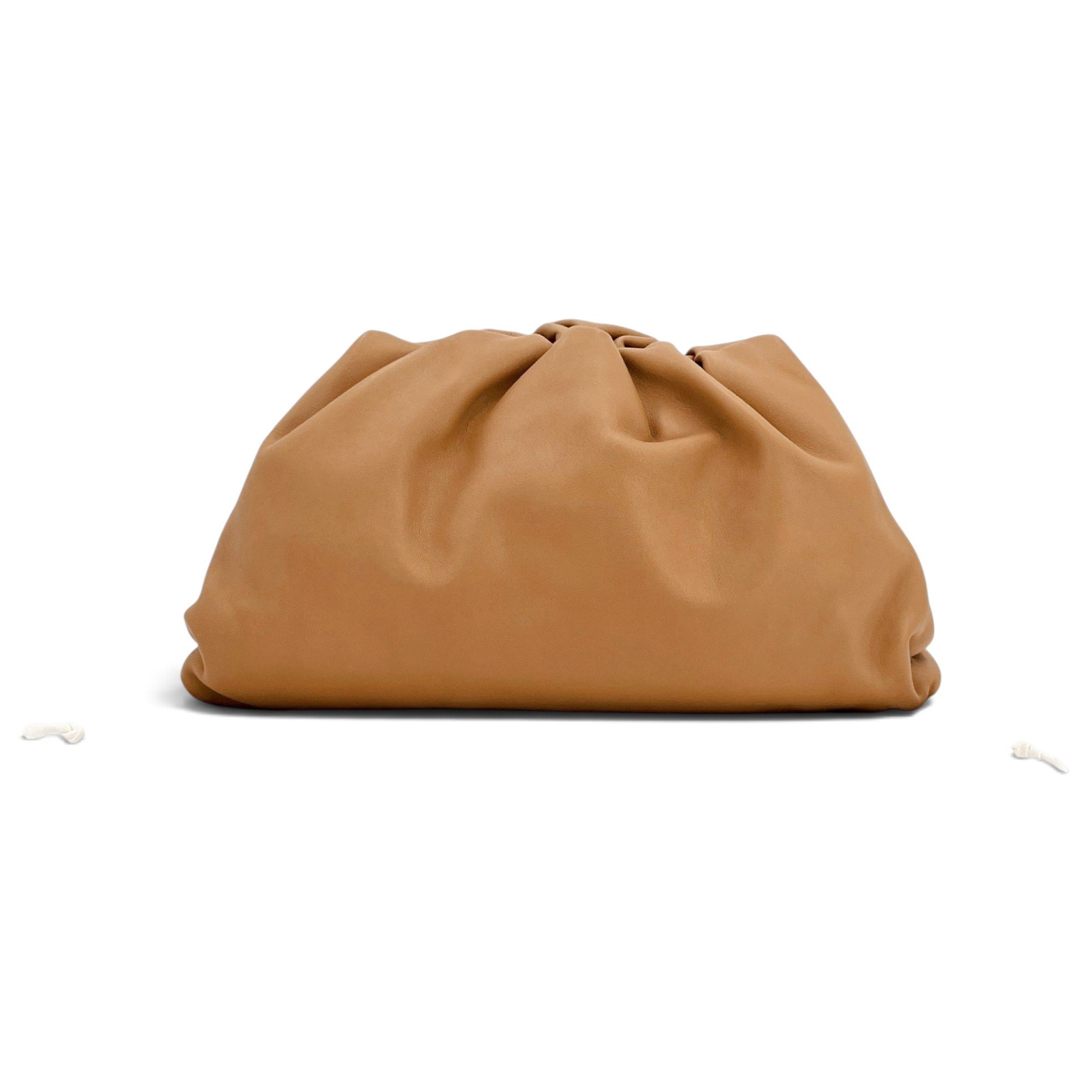Pouch leather handbag