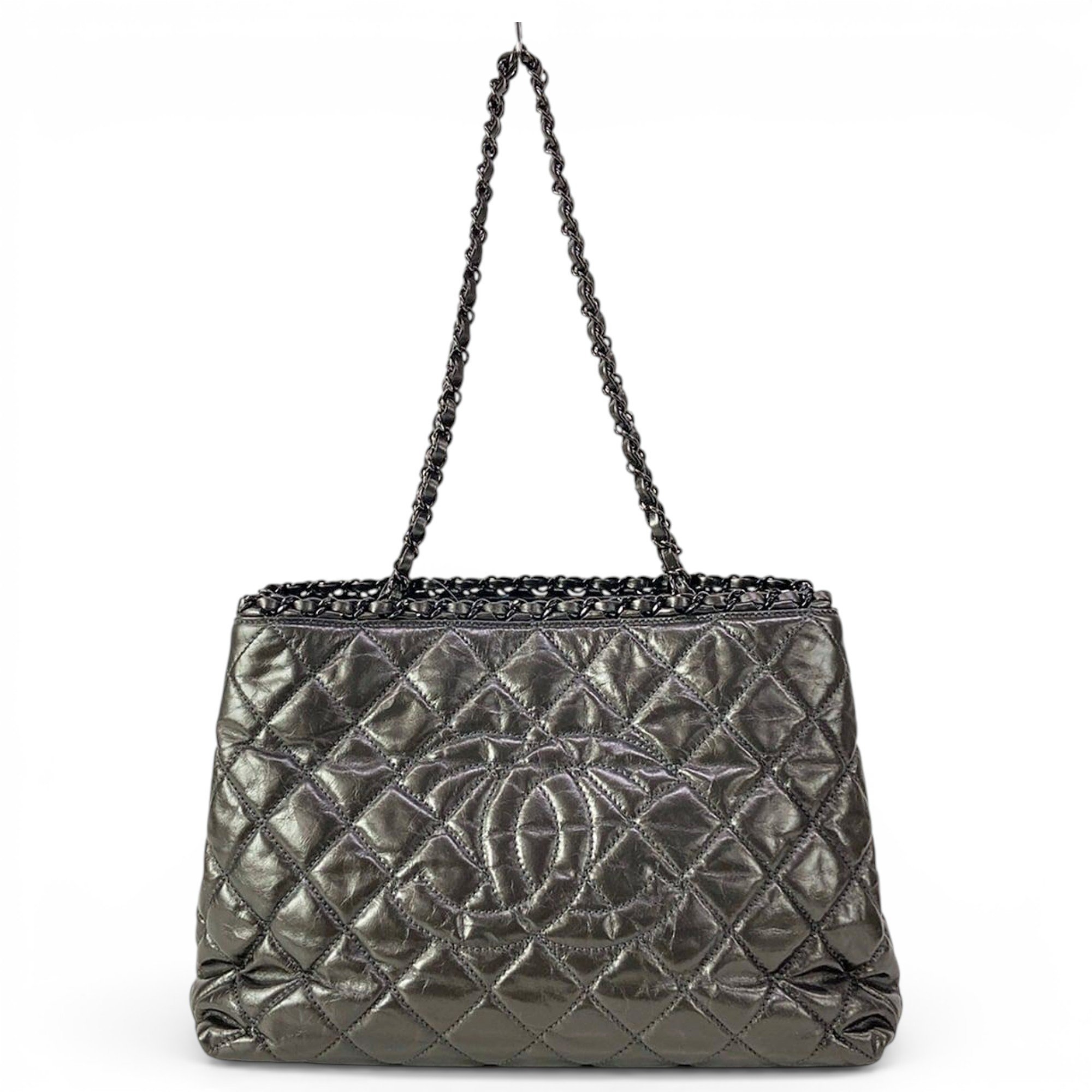 Leather tote