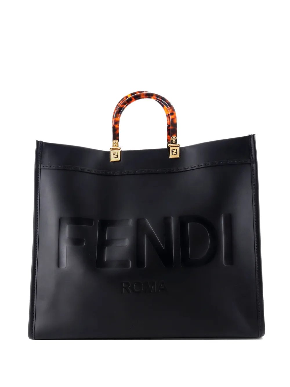 Sunshine Shopper Leather Large tote bag