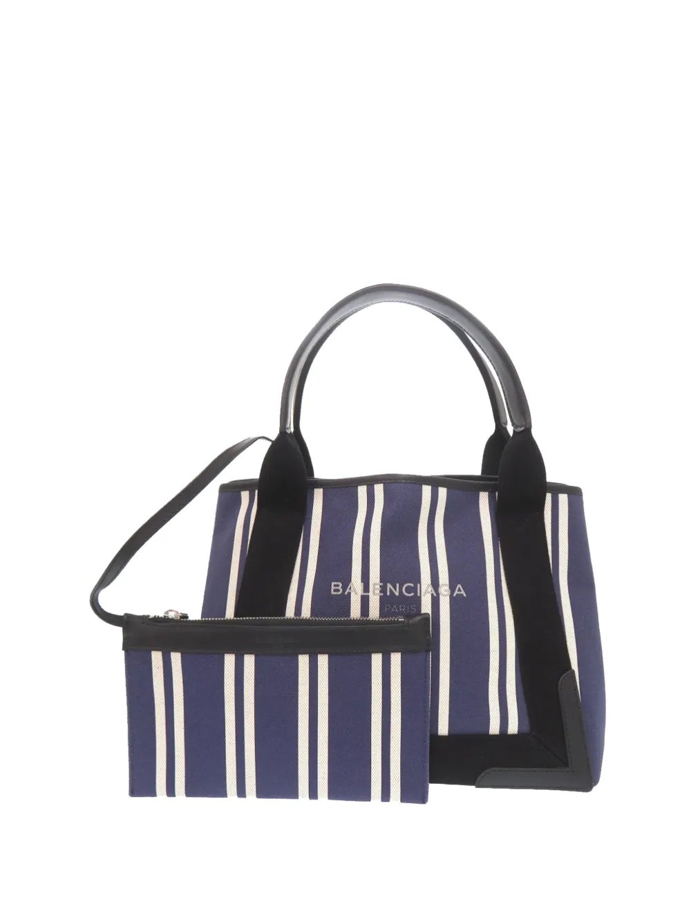 2017 Canvas Striped Navy Cabas S tote bag