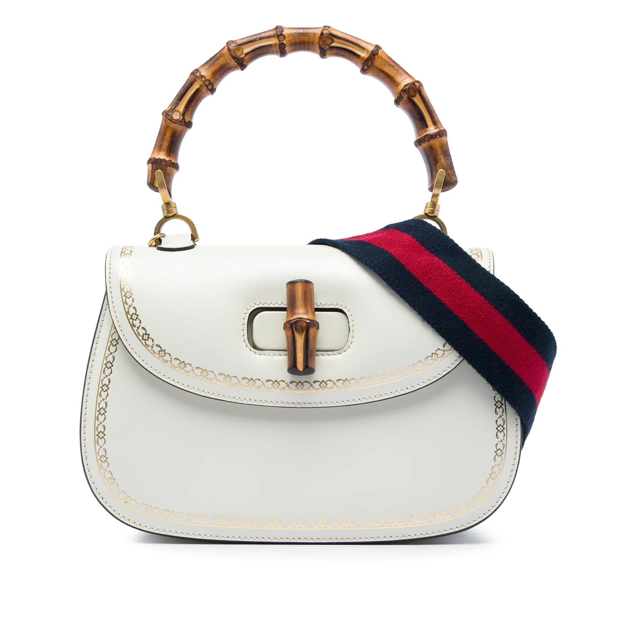 Bamboo pony-style calfskin handbag