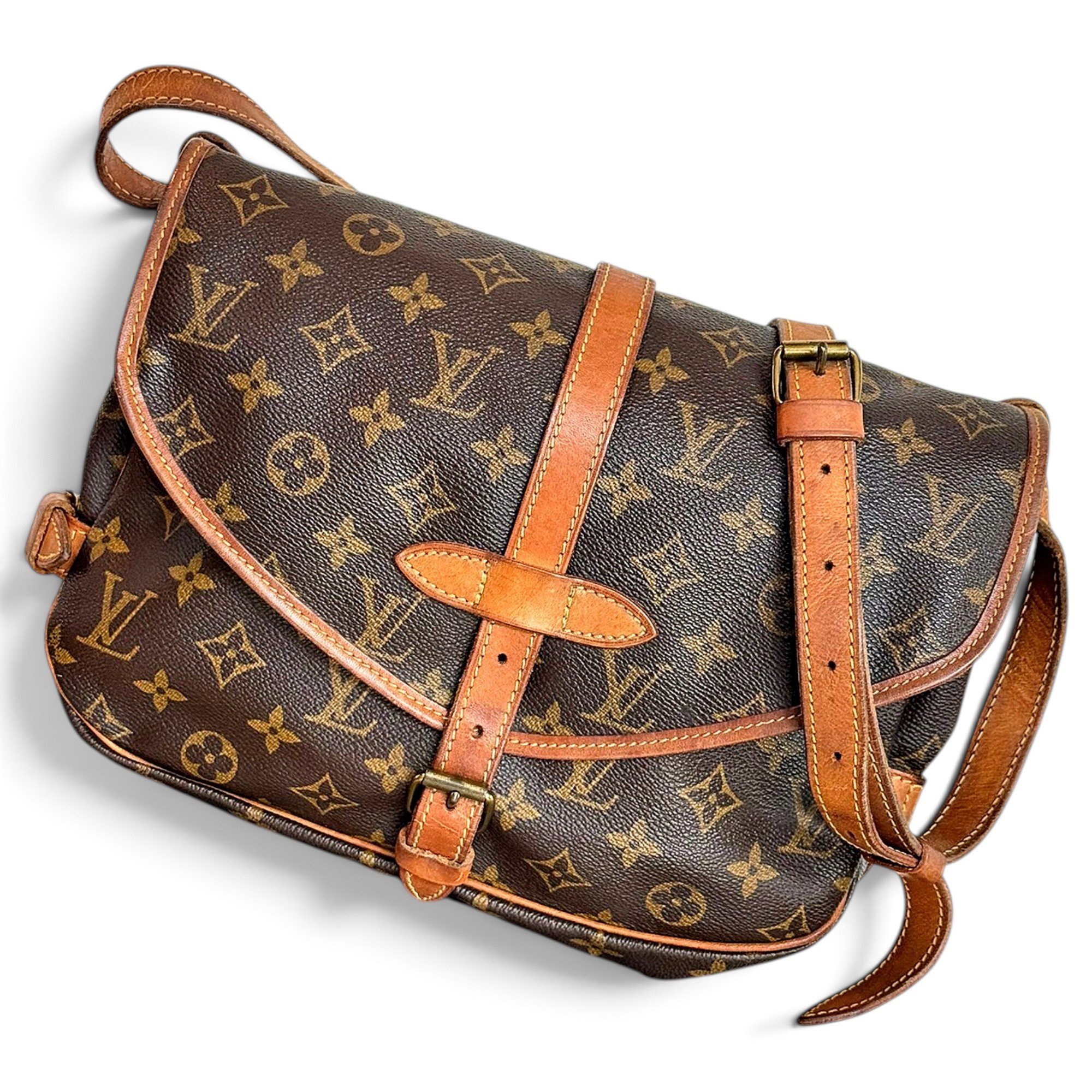 Louis Vuitton Saumur leather crossbody bag