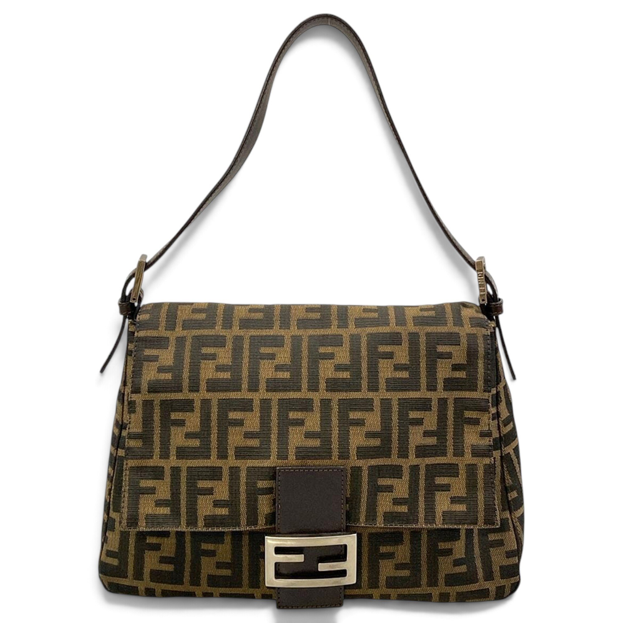 Pocket leather handbag