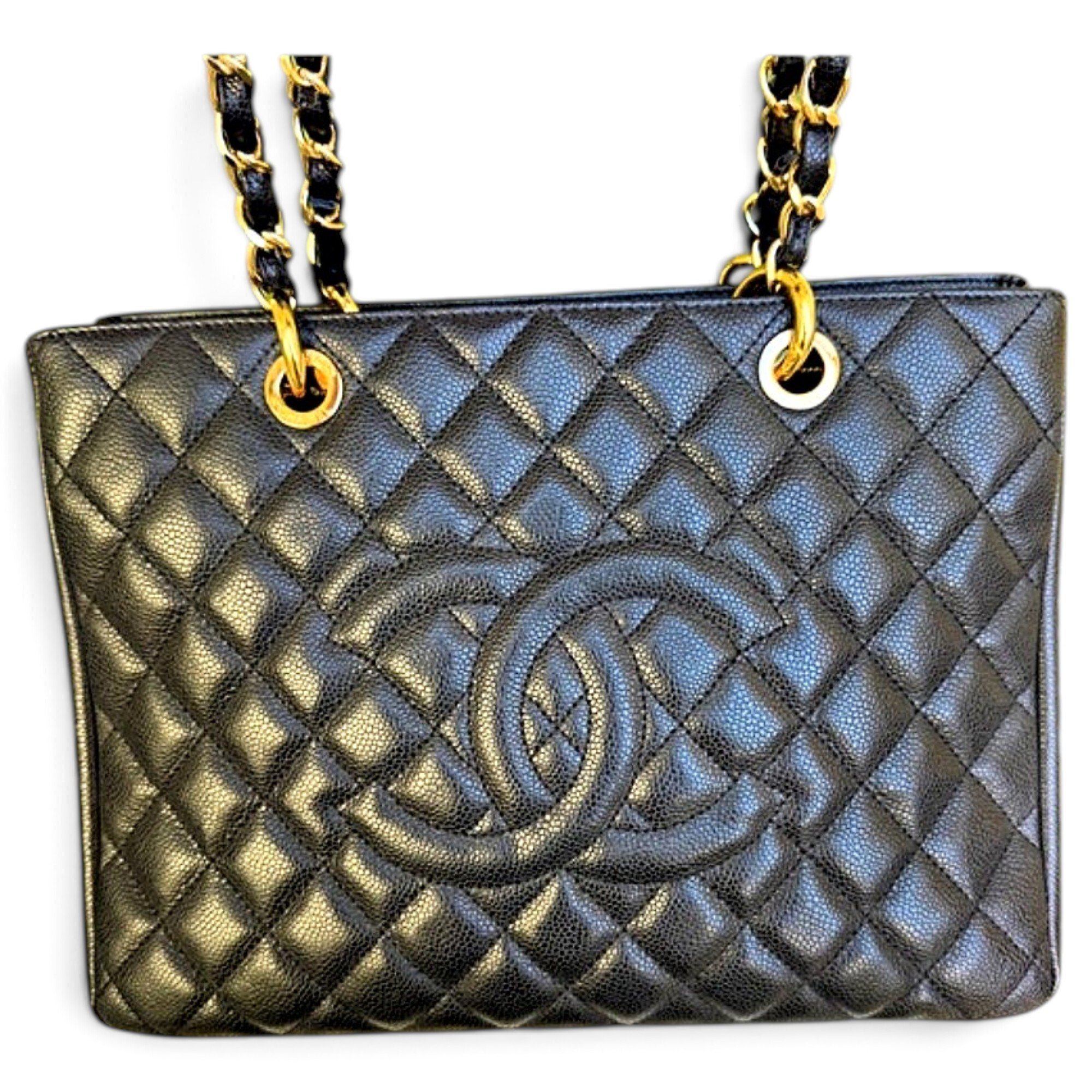 Grand shopping leather tote