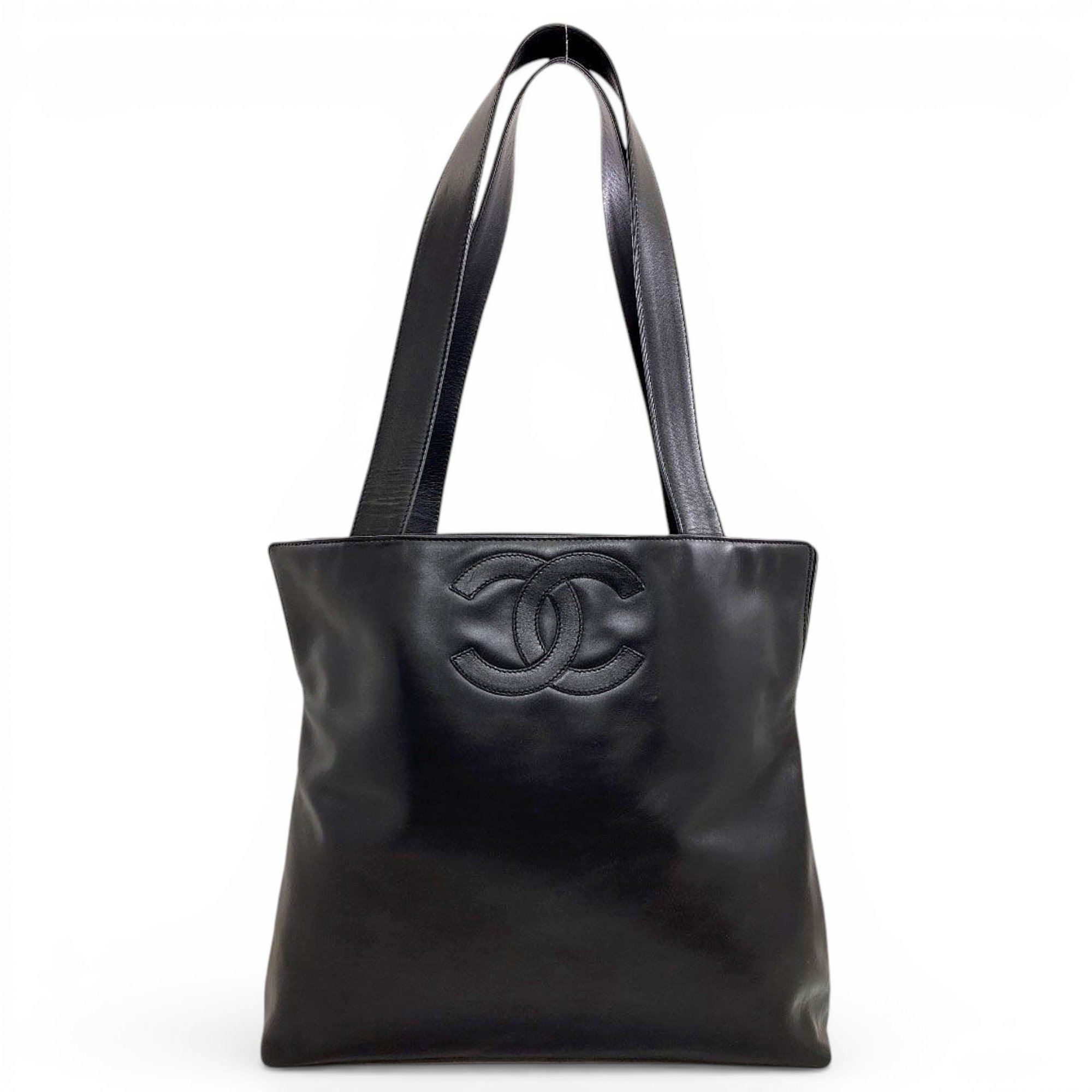 Leather tote