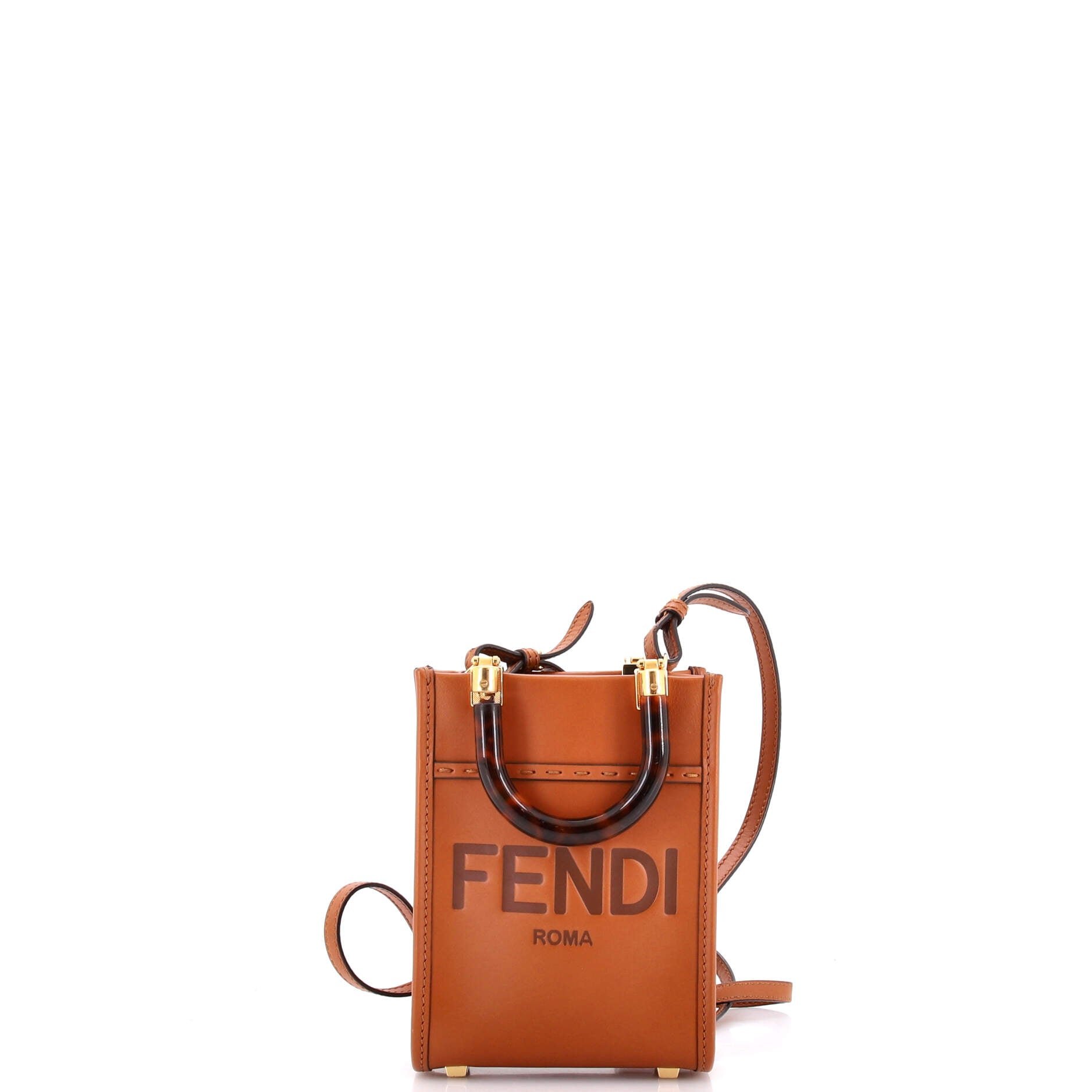 Sunshine Shopper Tote Leather Mini