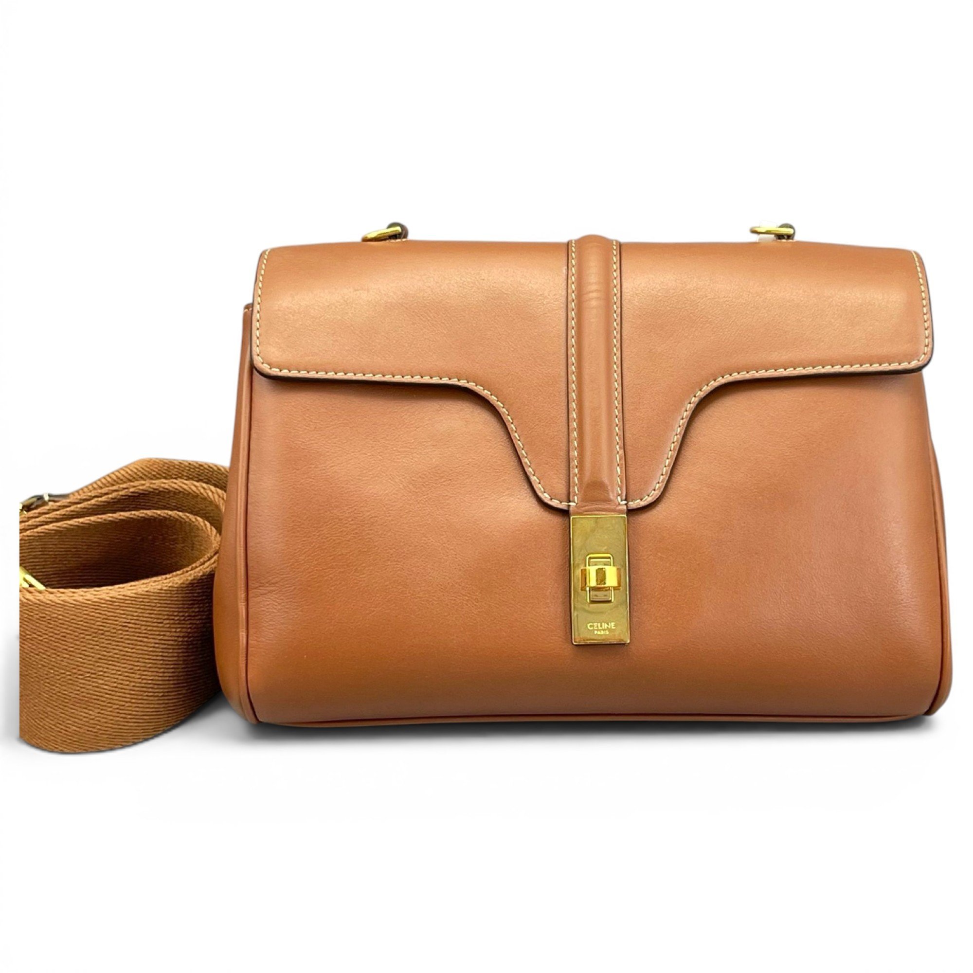 Triomphe leather handbag
