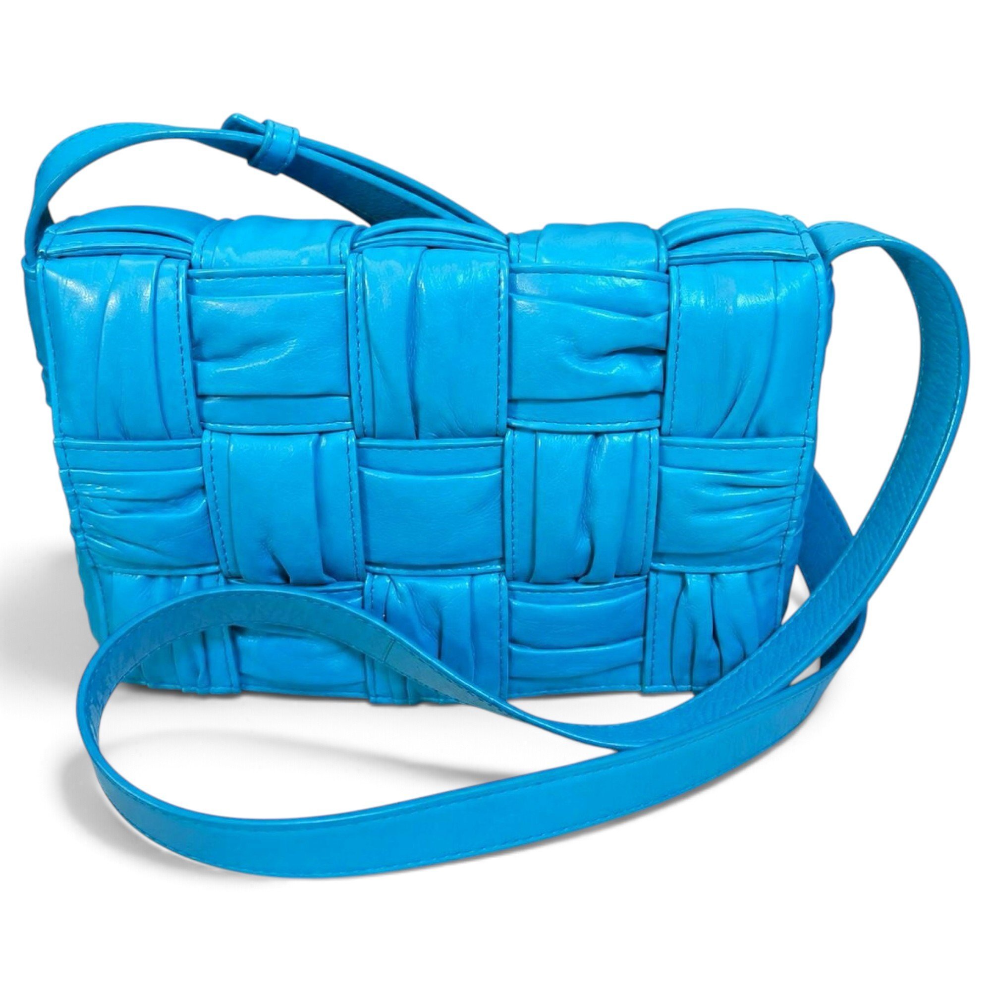 Cassette leather crossbody bag