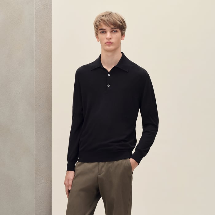 Noir "Detail H" Polo Shirt