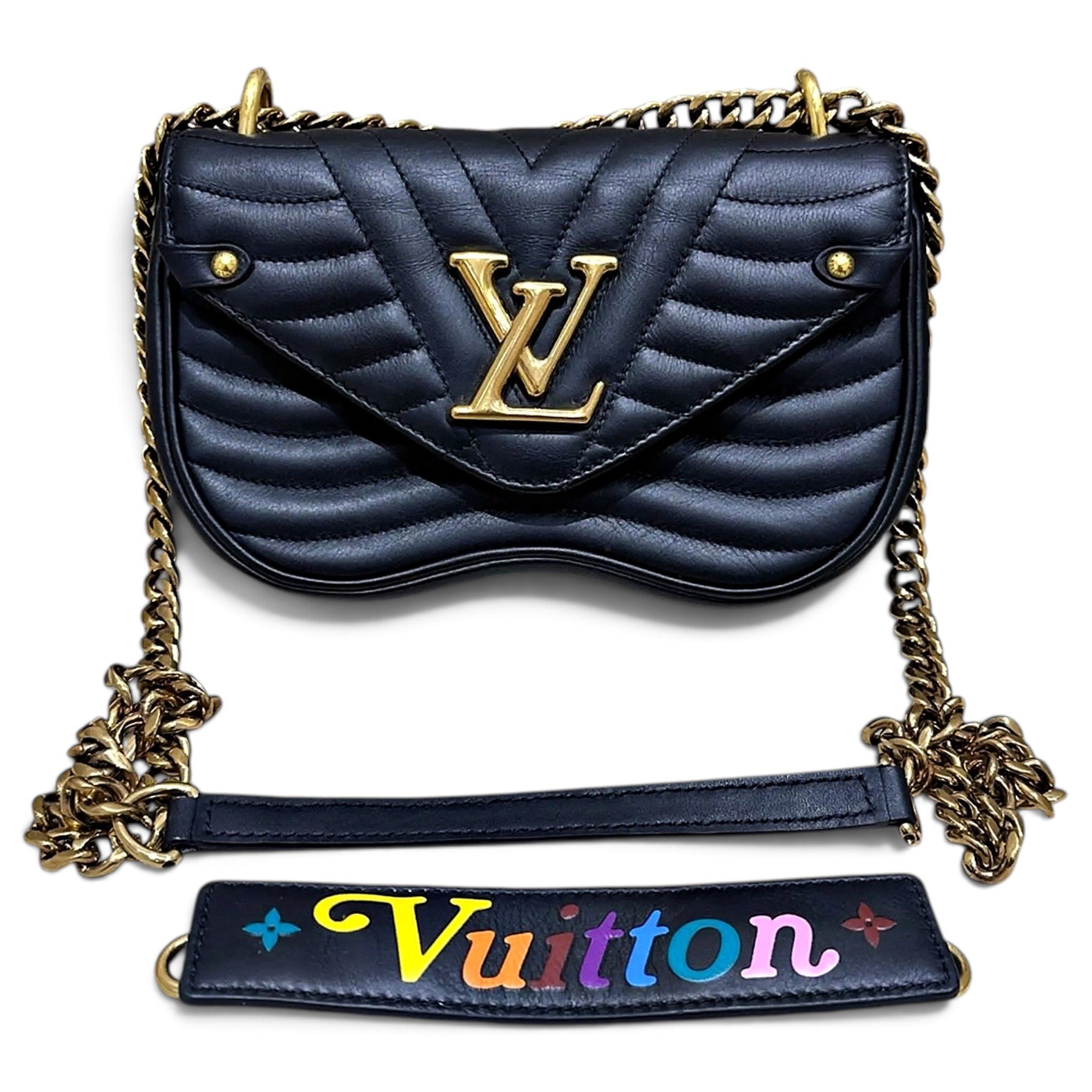 New Wave leather crossbody bag