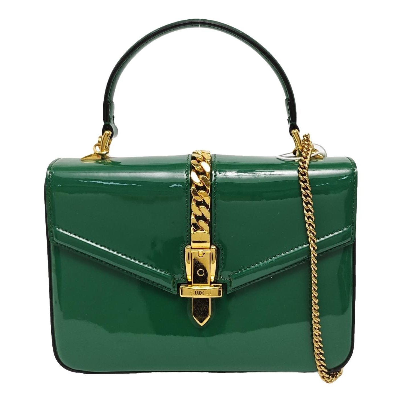 Sylvie 1969 patent leather handbag