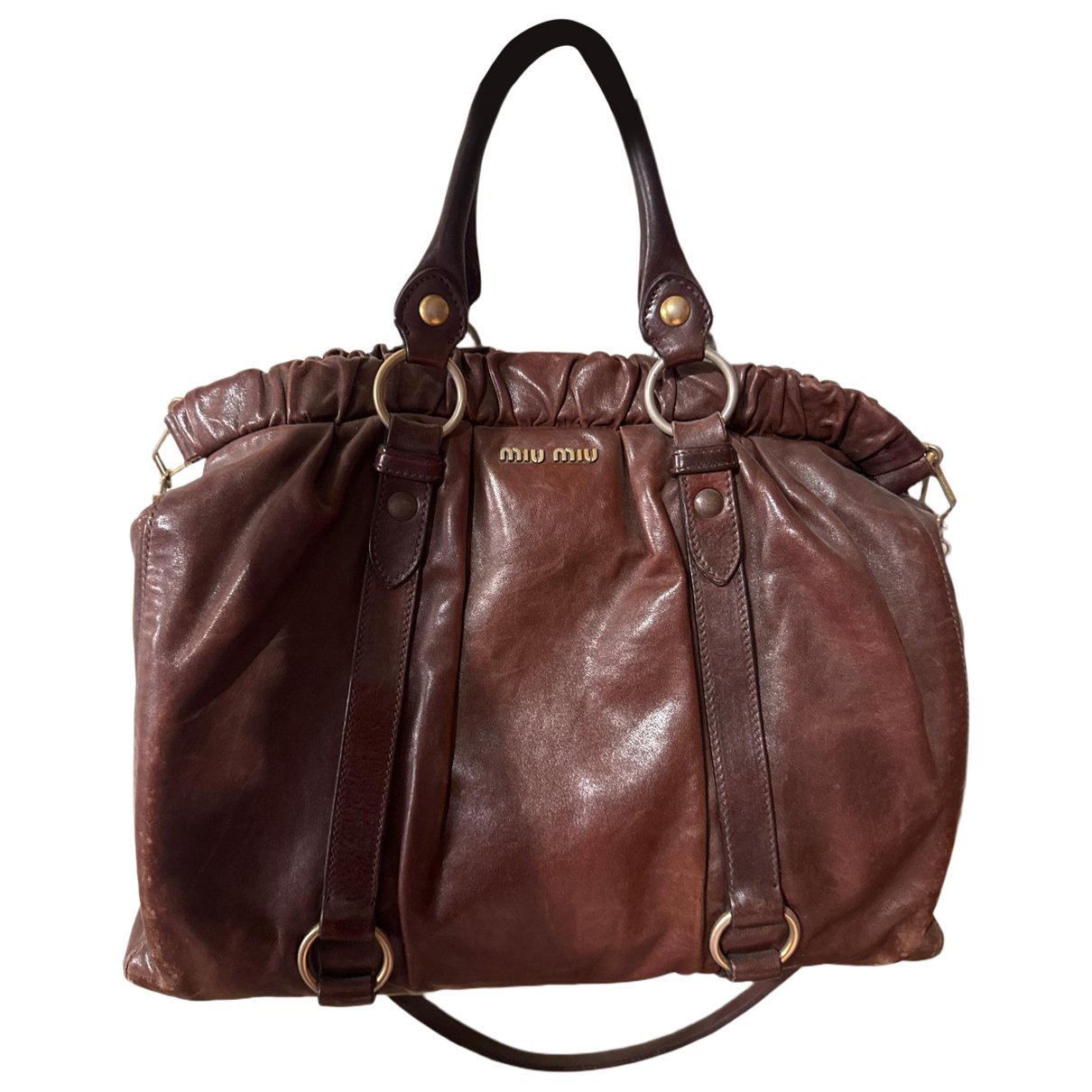 Miu Miu Vitello leather handbag