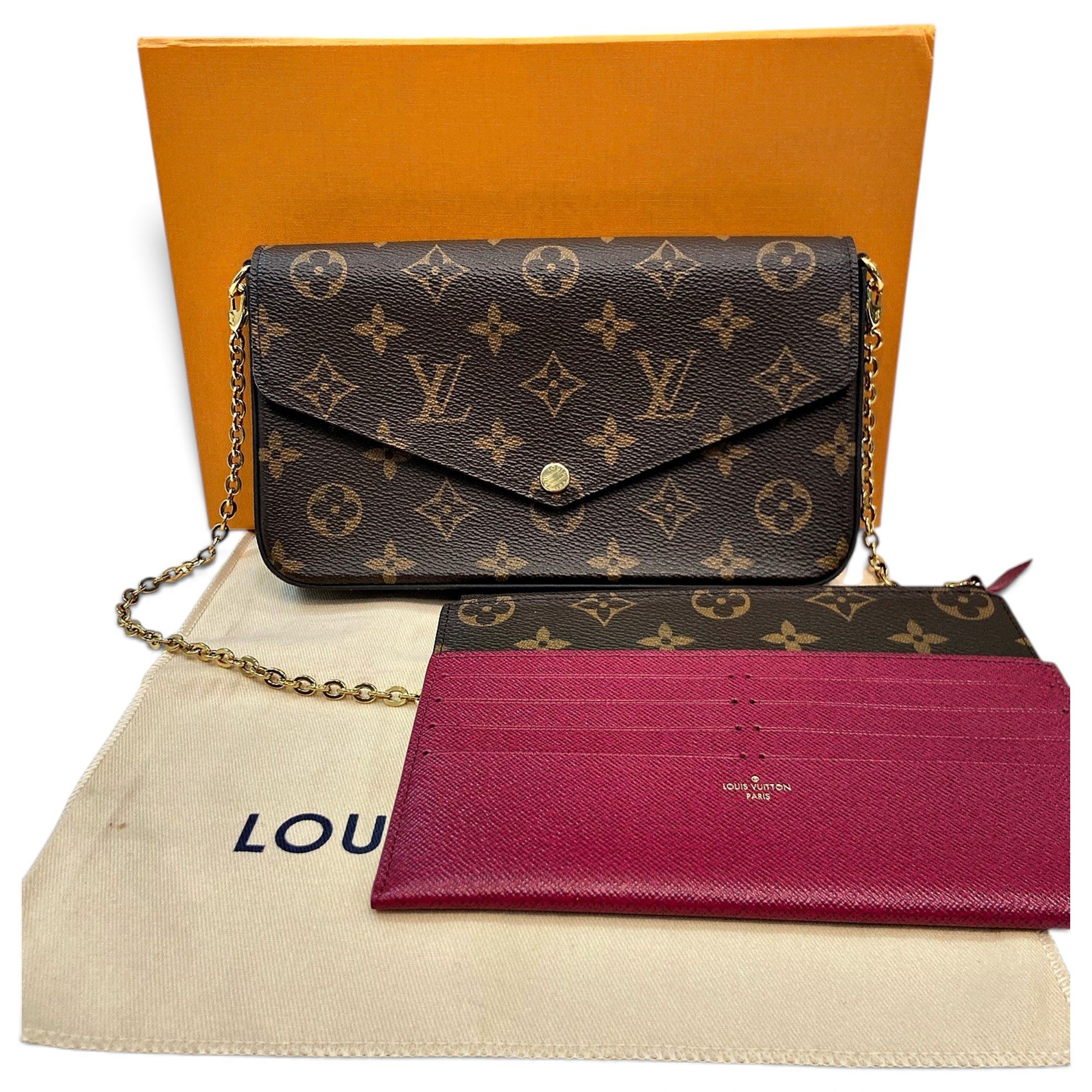 Félicie leather crossbody bag
