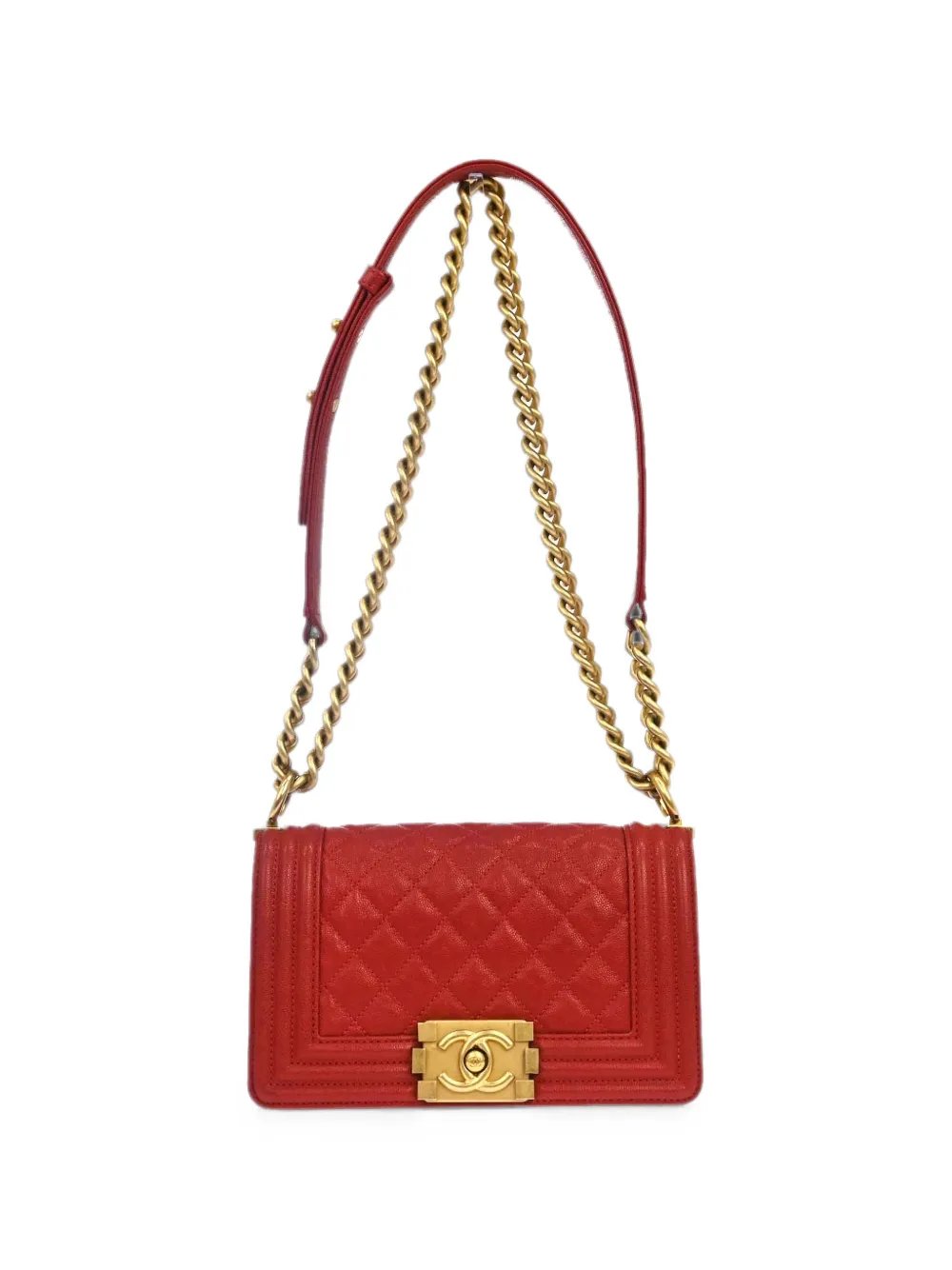 2019 small Boy Chanel quilted shoulder bag