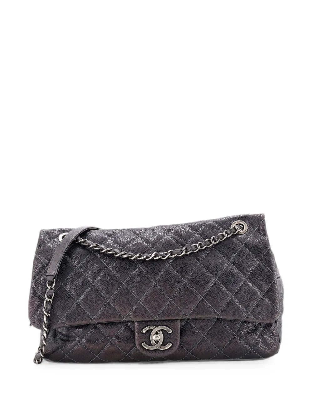 Easy Flap Bag Quilted Caviar Jumbo shoulder bag