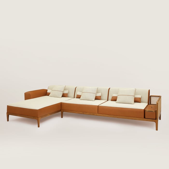 Sofa Sellier 2-seater with lounge chair