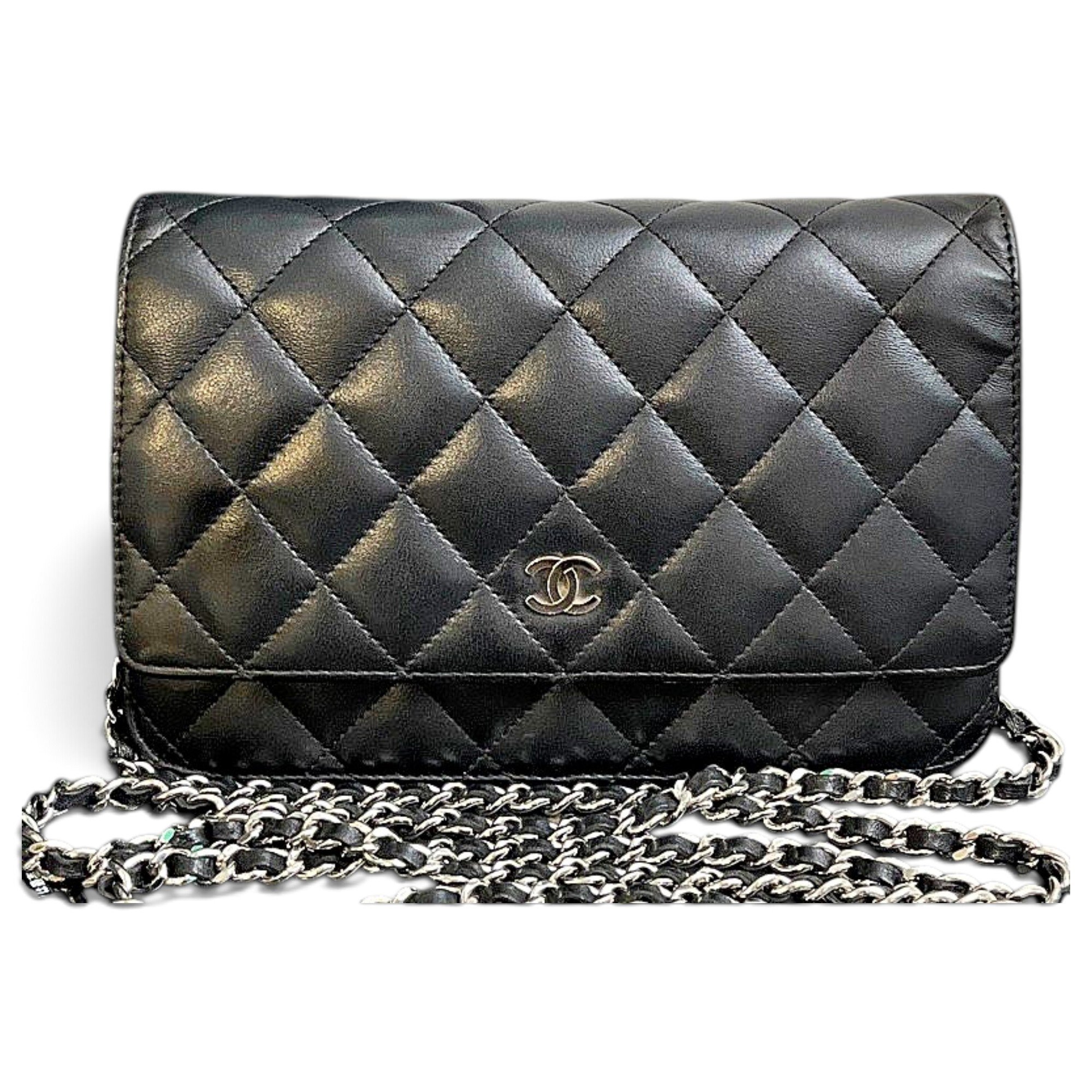 Wallet On Chain Timeless/Classique leather crossbody bag