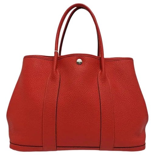 Garden Party leather handbag