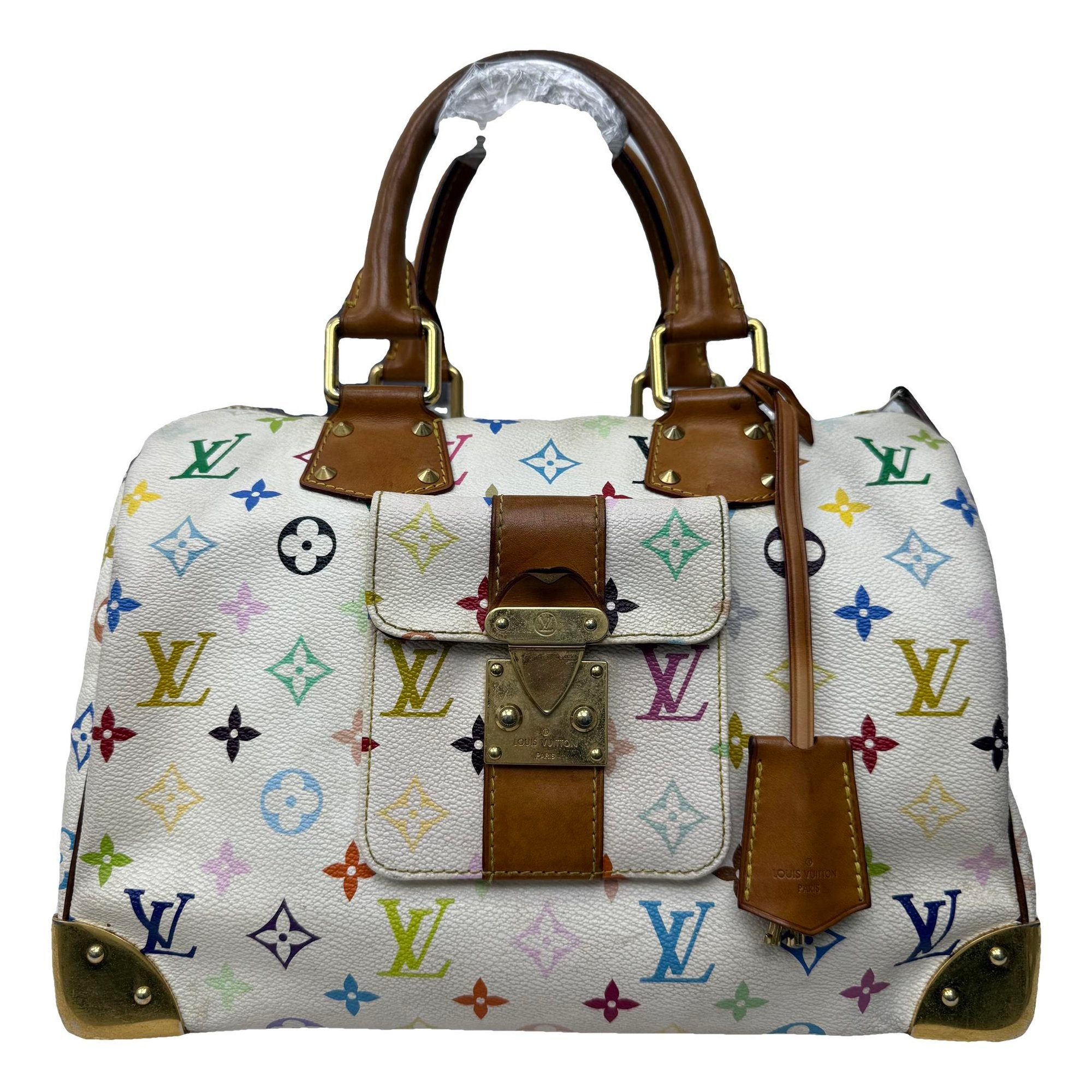 Speedy leather handbag