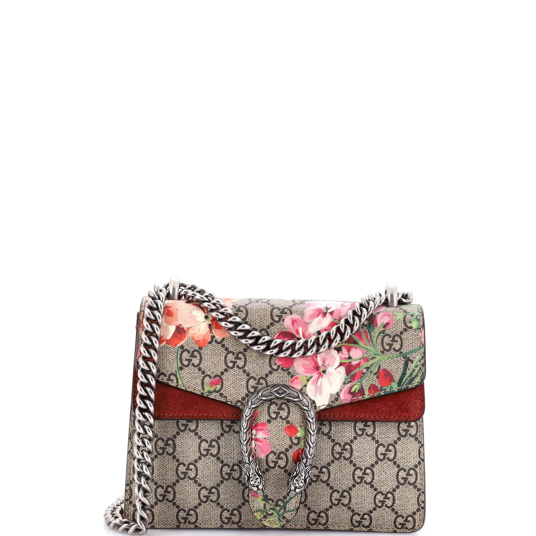Gucci Dionysus Bag Blooms Print GG Coated Canvas Mini