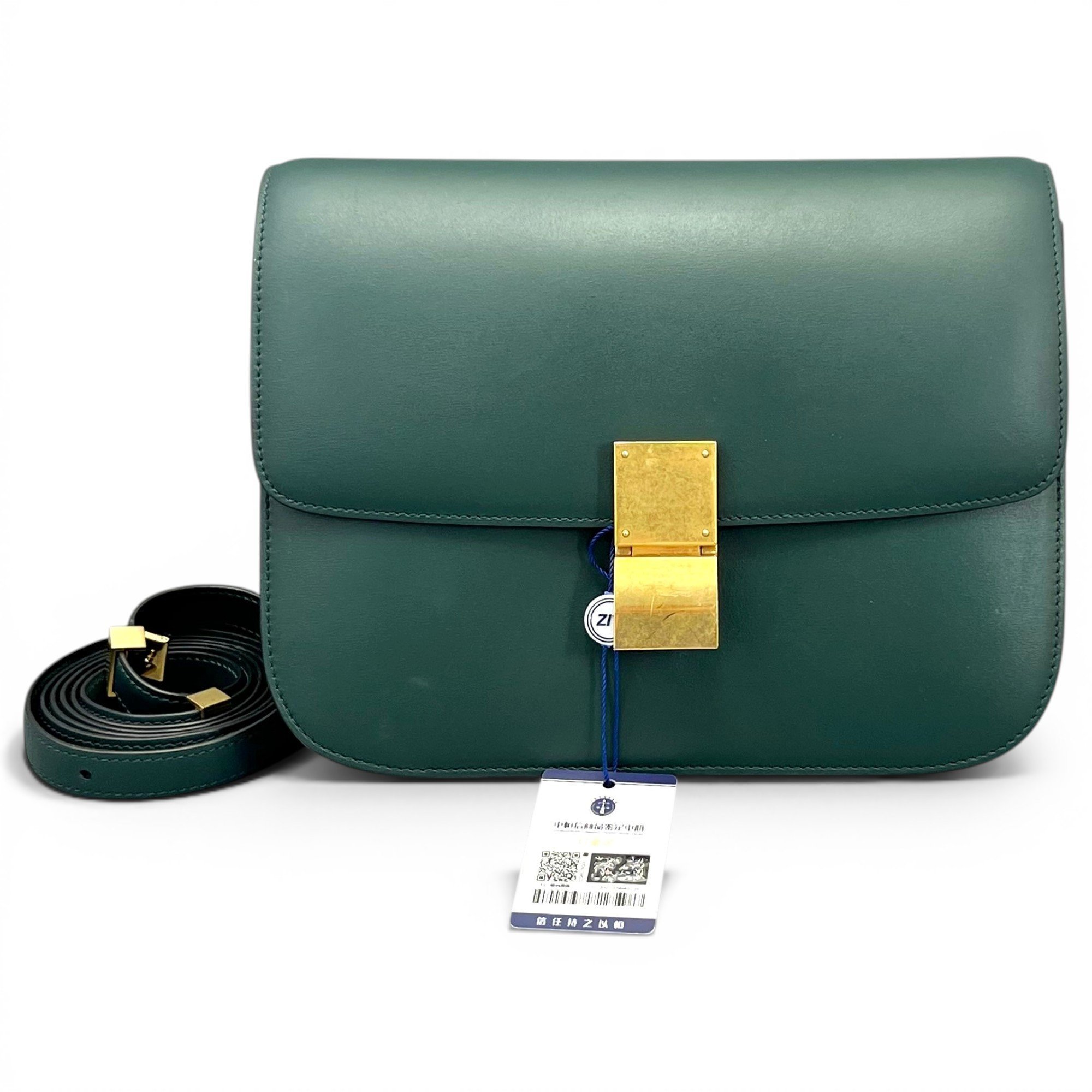 Classic leather handbag