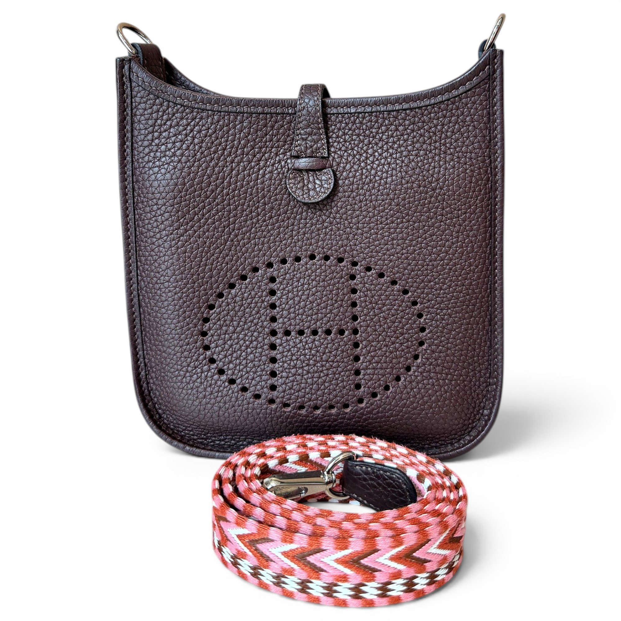 Evelyne leather crossbody bag