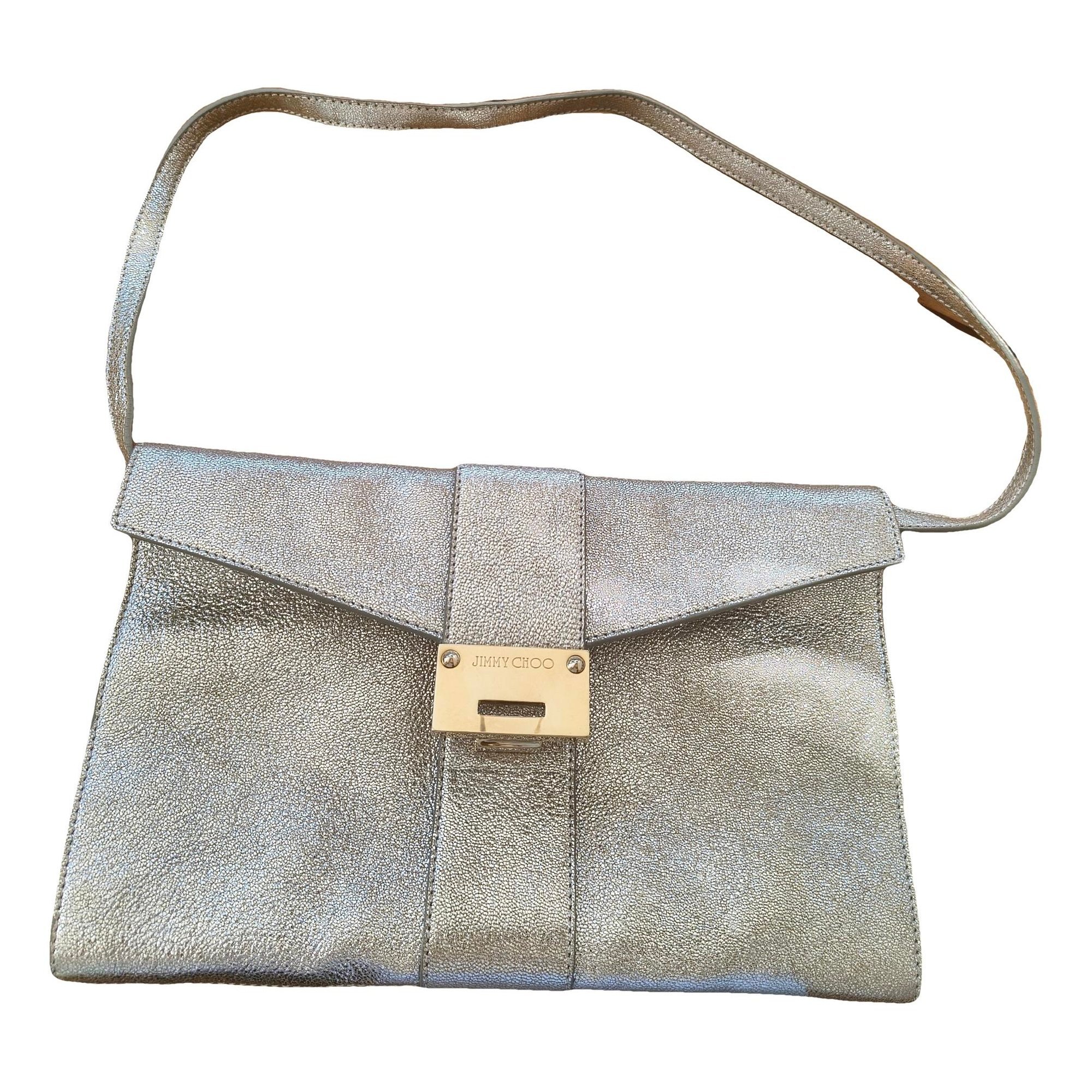 Chandra leather clutch bag