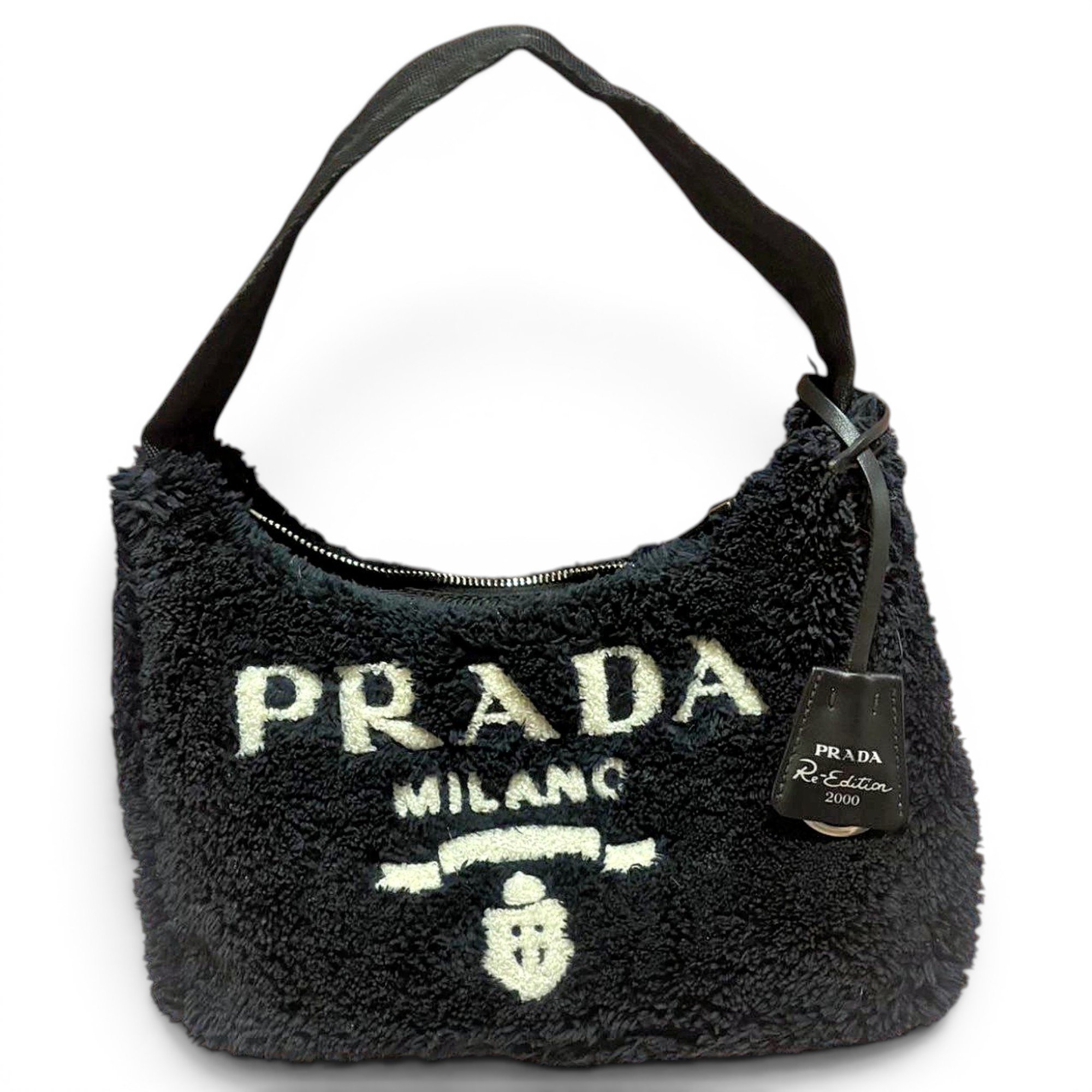 Re-Edition 2000 faux fur handbag