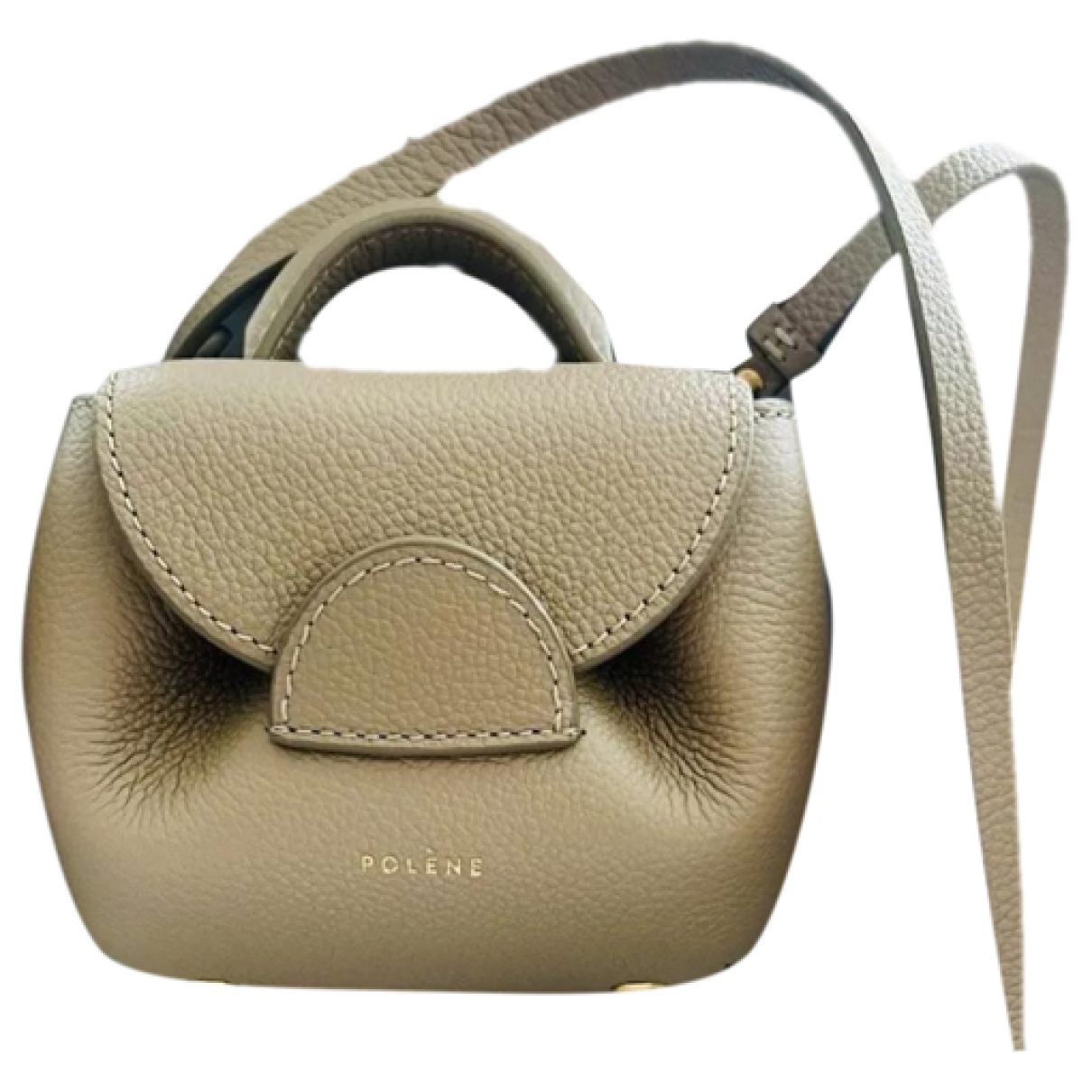 Polene Numéro un leather crossbody bag