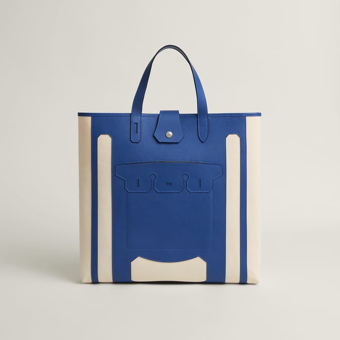 Cold Colors Monsieur B Cutting Tote Bag, Large Model