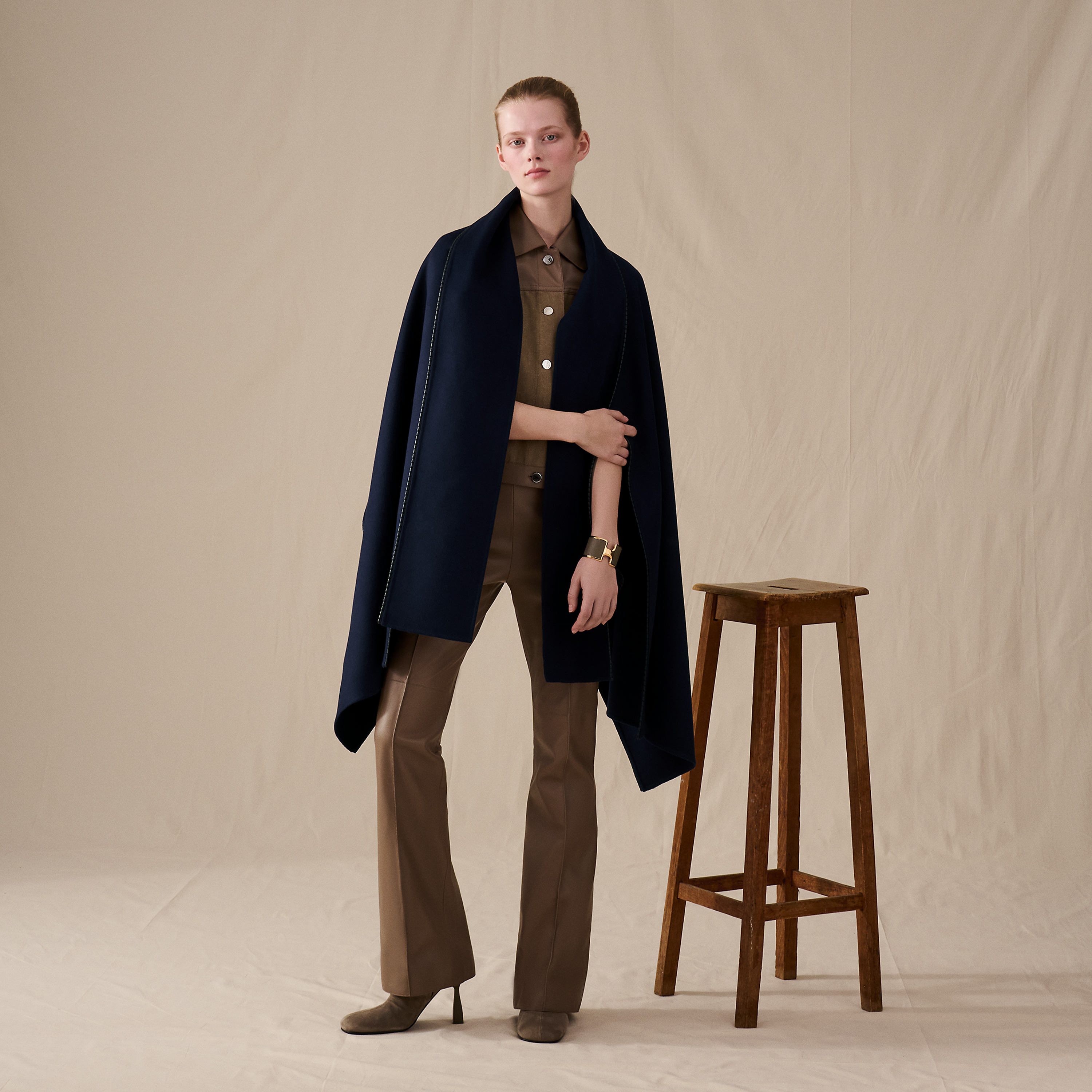 Passepoil Cuir scarf stole