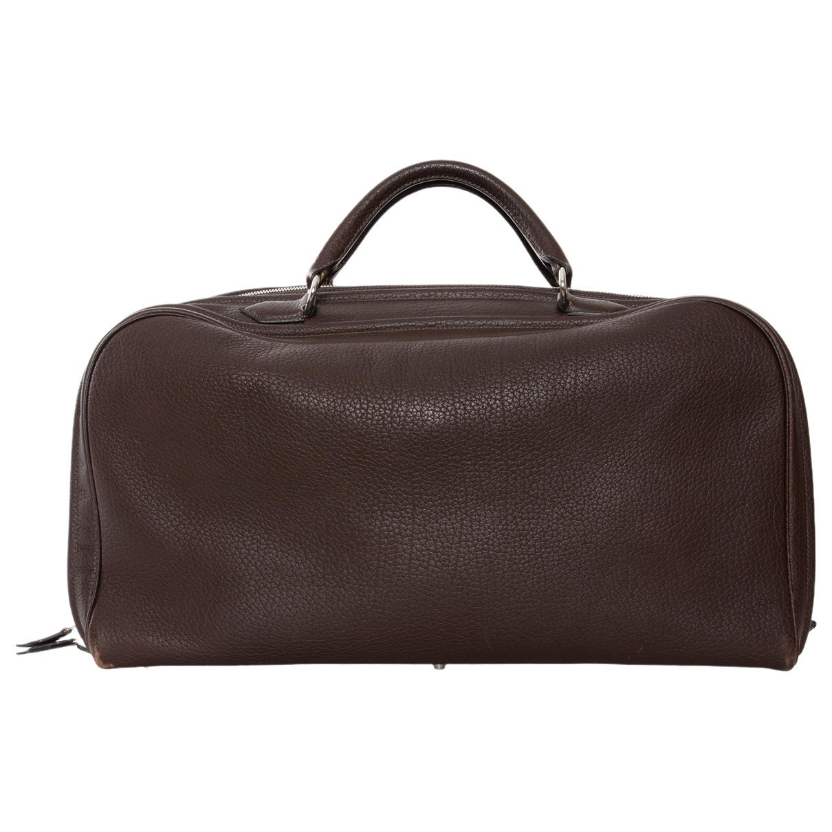 Hermes Sac En Vie Handbag Chocolat Fjord Leather 2007
