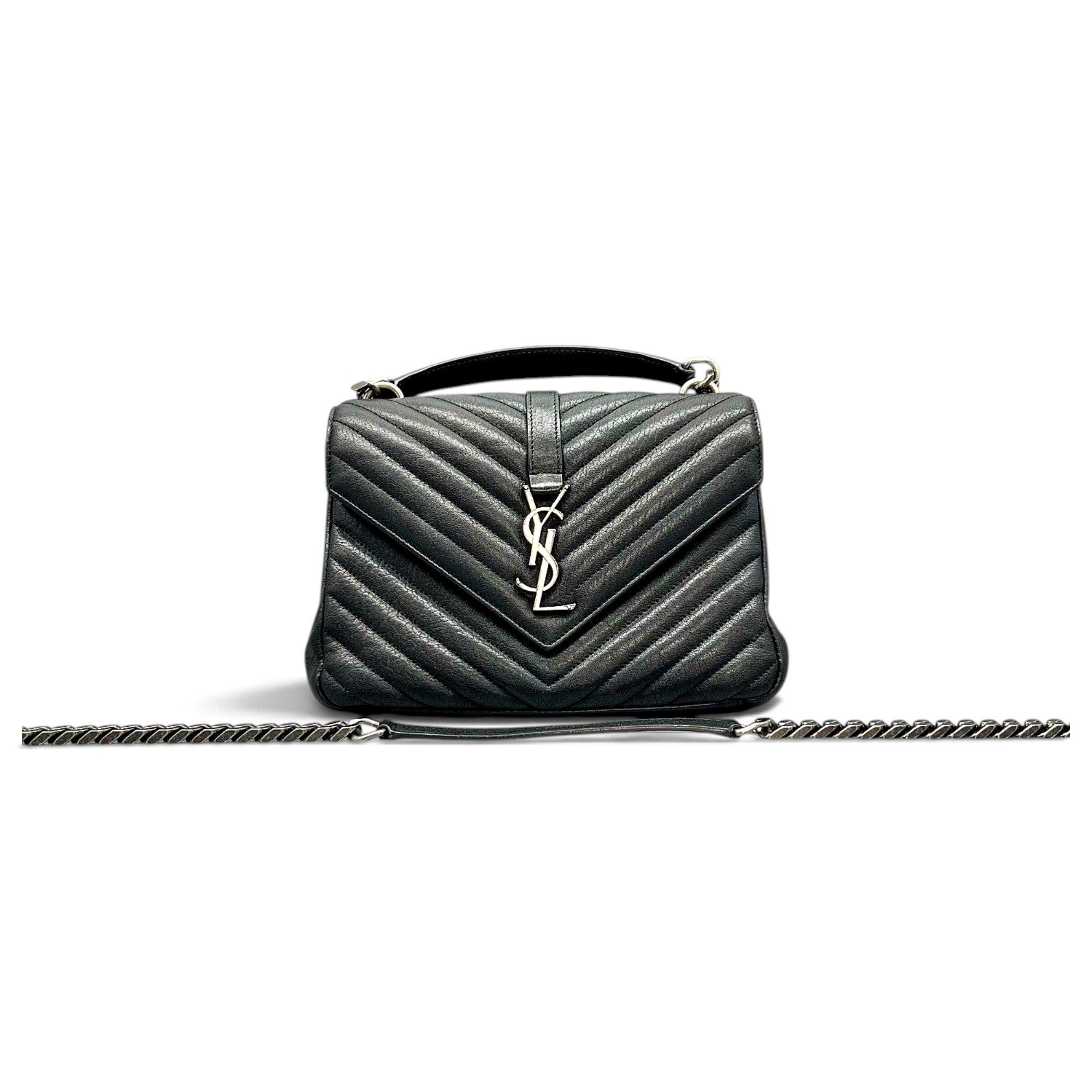 Collége monogramme leather handbag