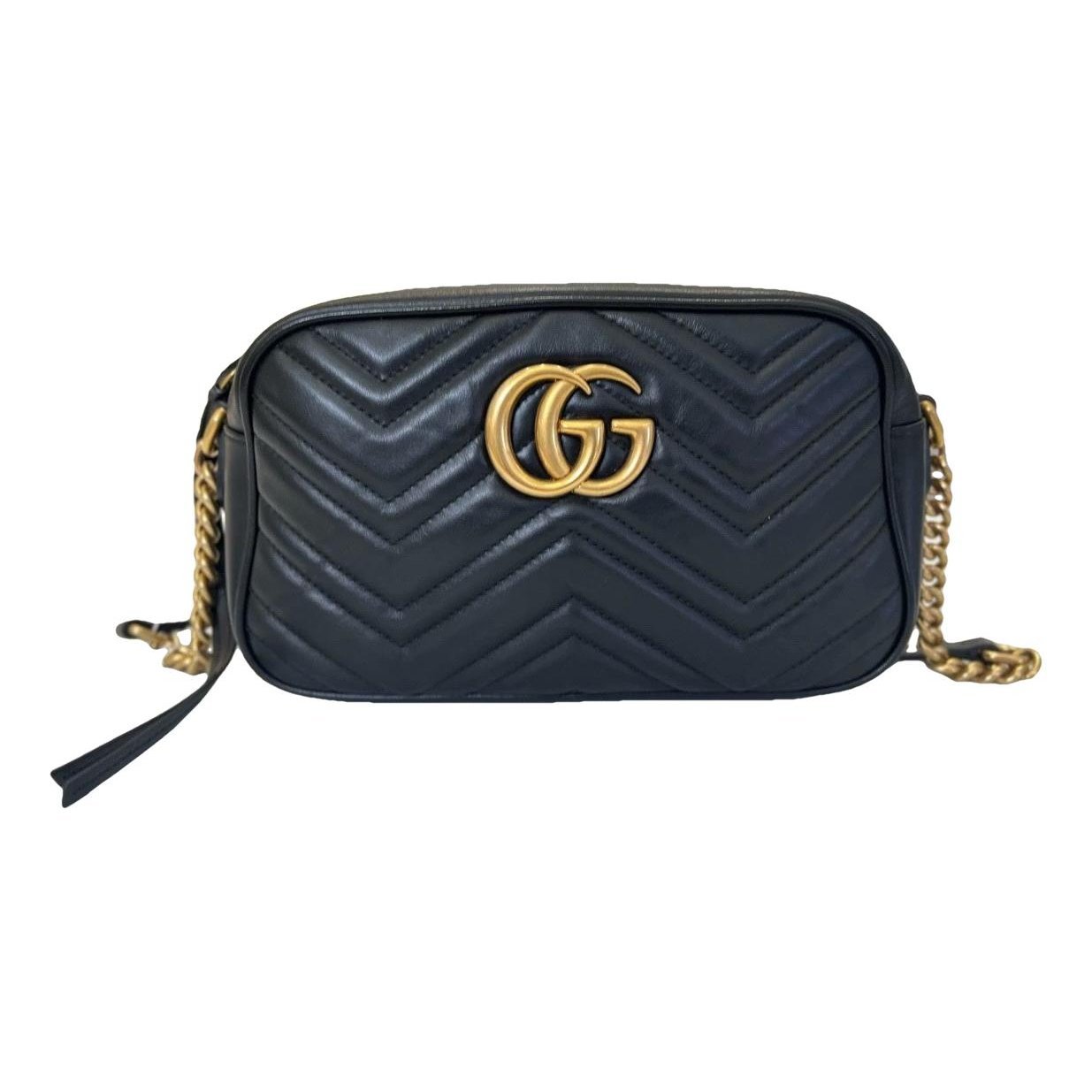 Pearly GG Marmont leather handbag