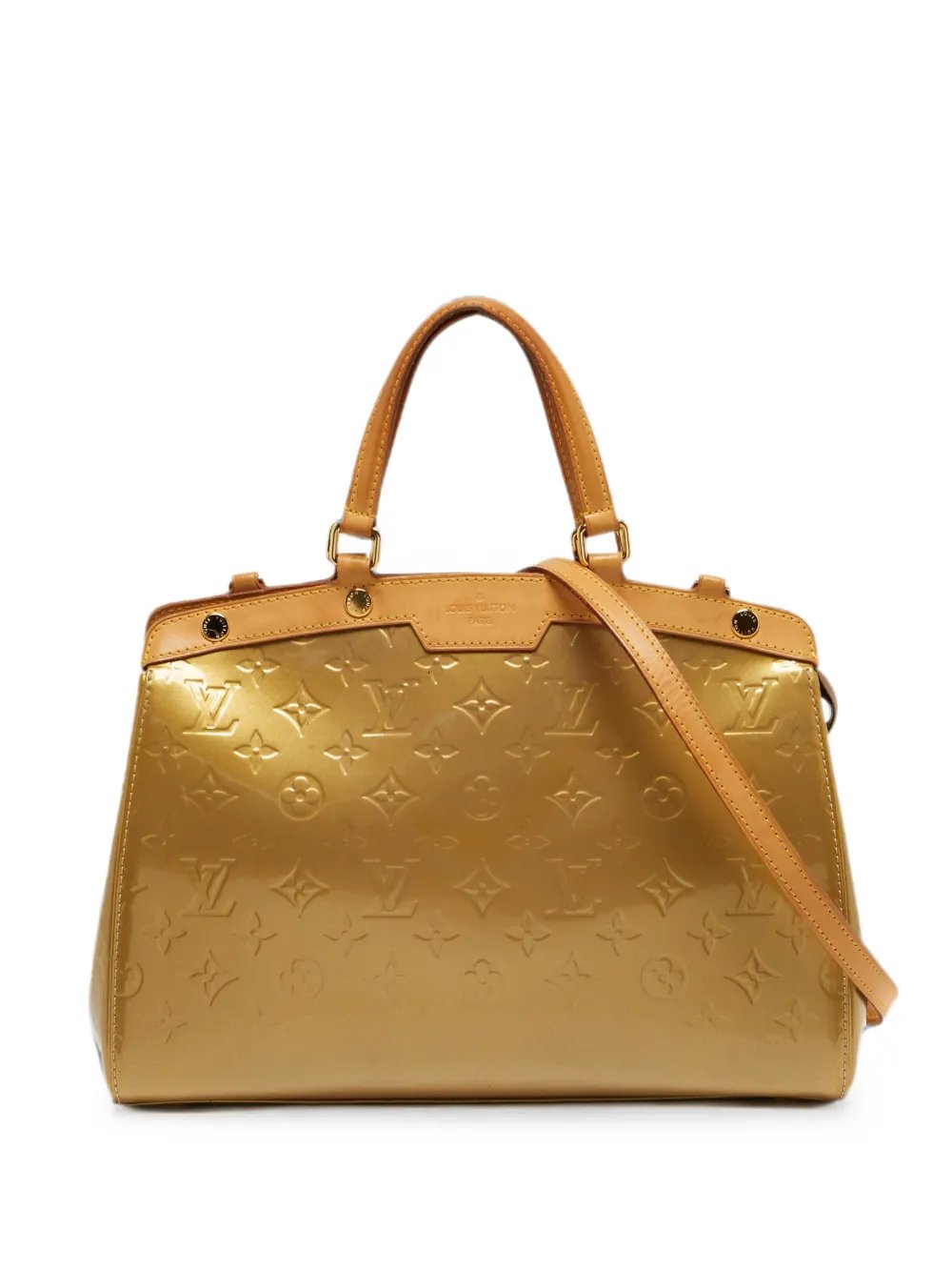2012 MM Brea Monogram Vernis tote bag