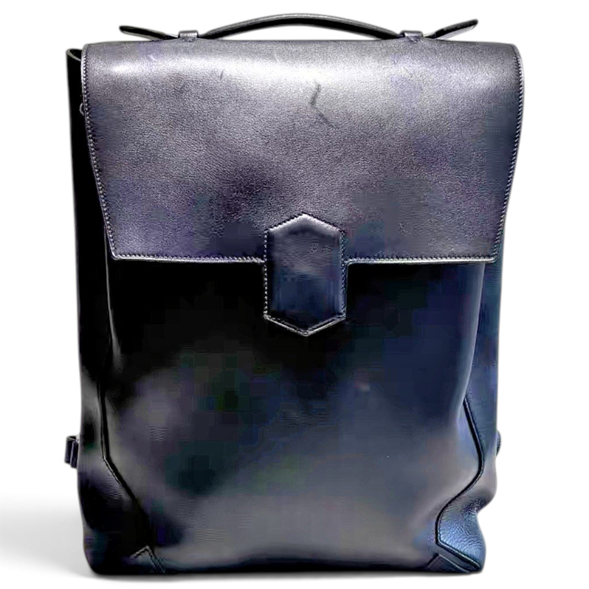 Leather backpack