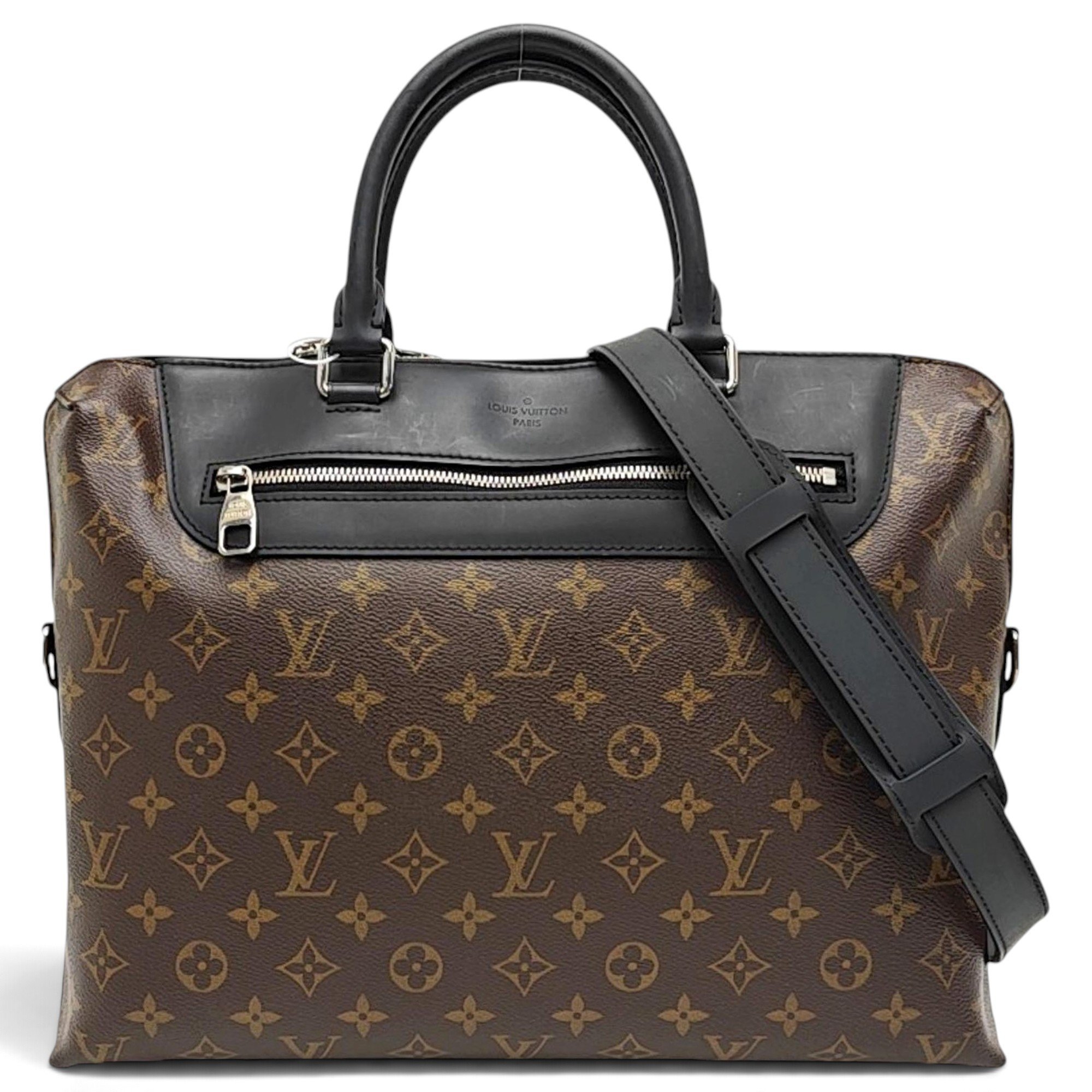 Porte Documents Voyage leather handbag