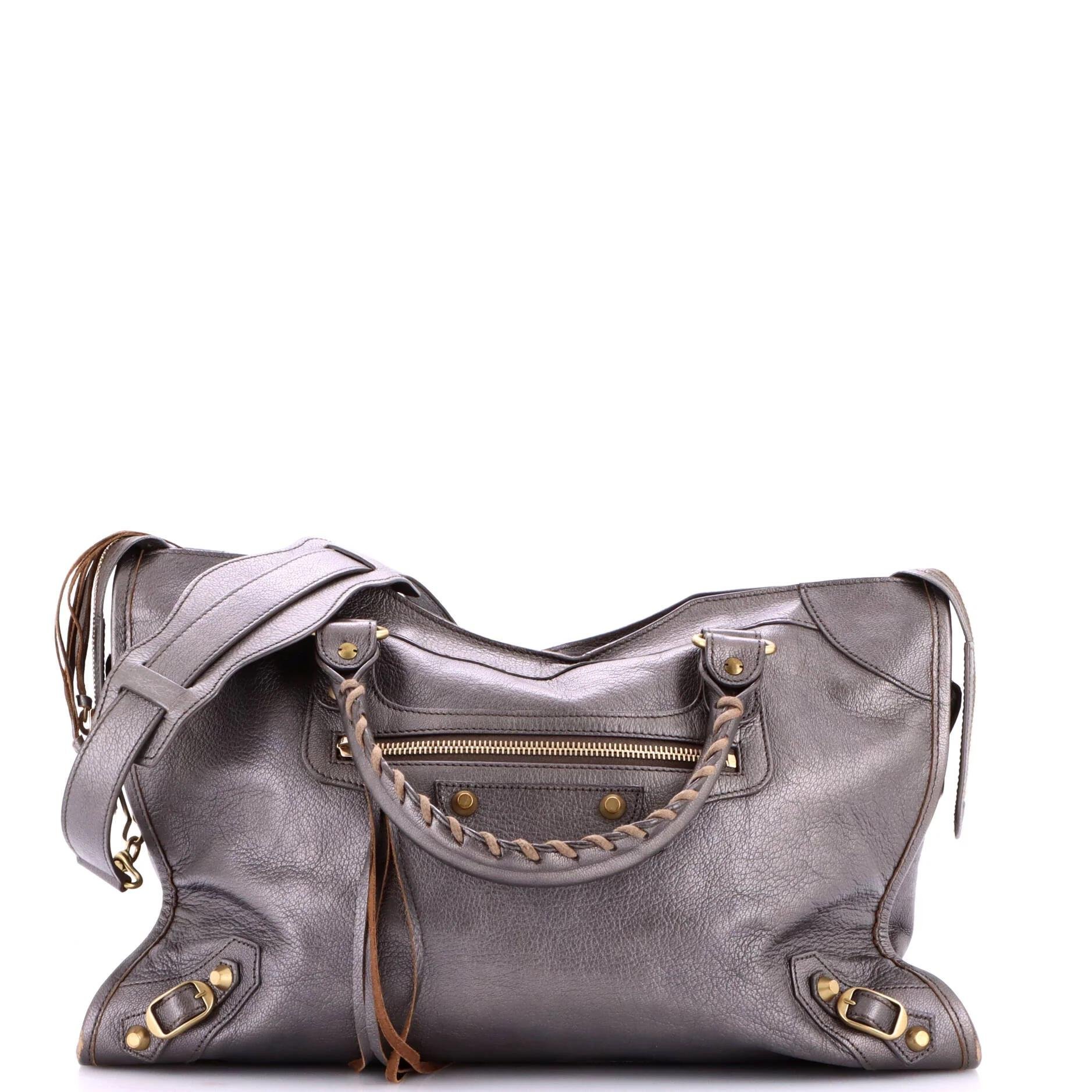 Balenciaga City leather satchel