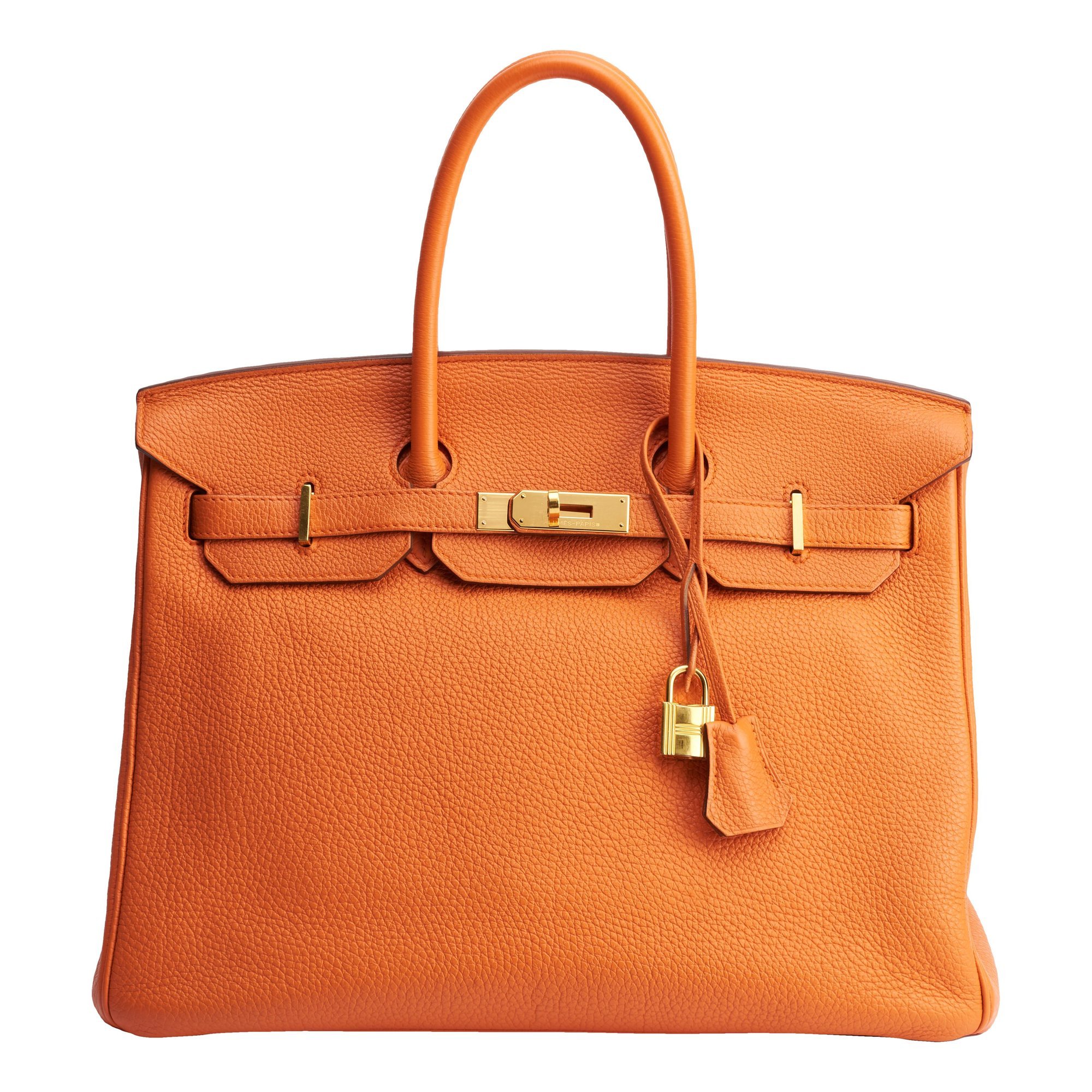 Birkin 35 leather handbag