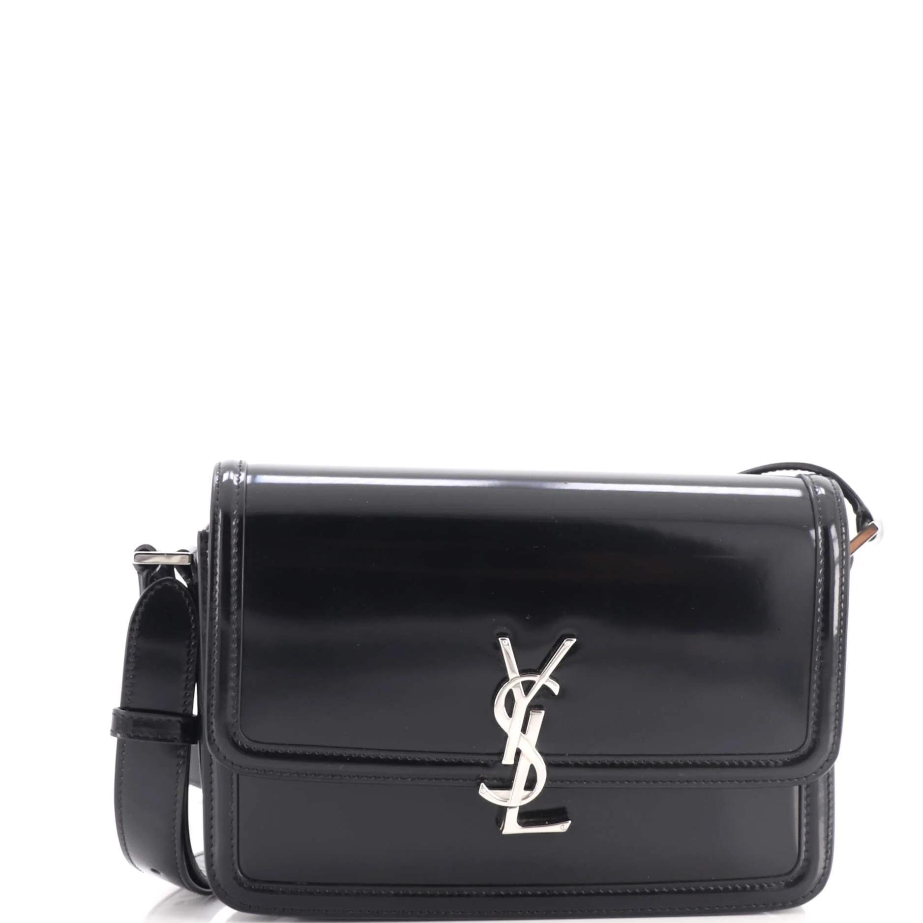 Patent leather handbag