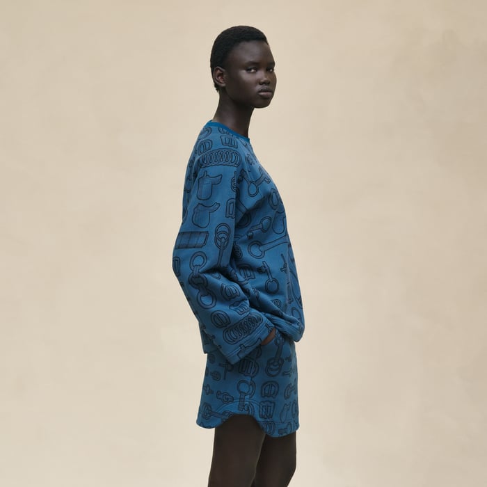 Bleu Canard "Cahier Du Colporteur" Sweatshirt
