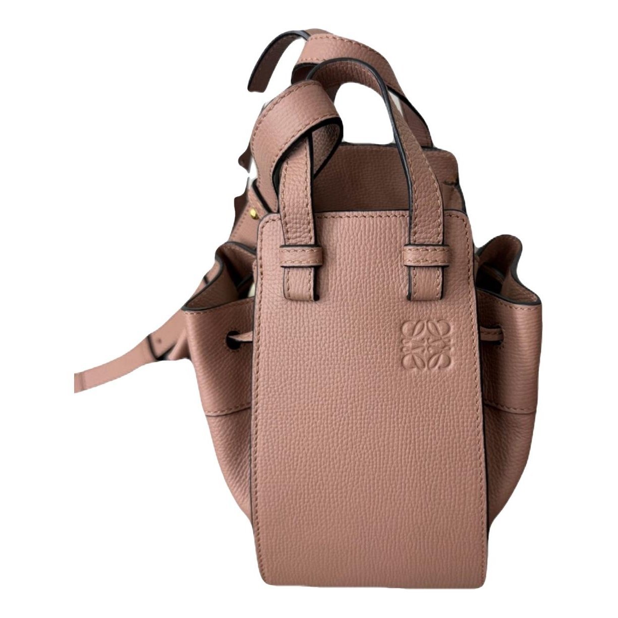 Hammock leather handbag